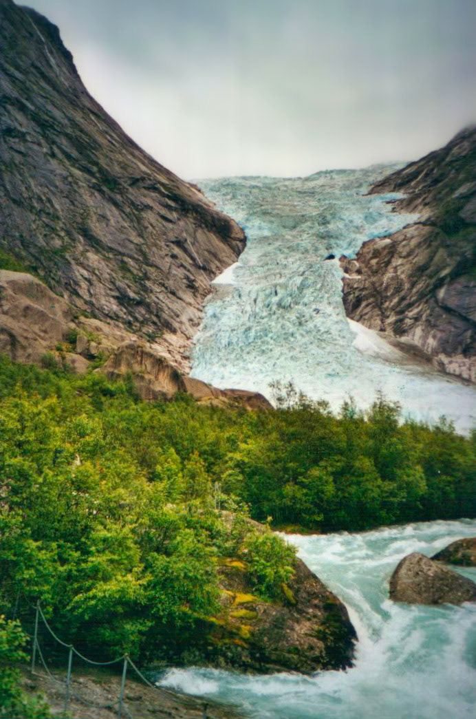 Glacier du Briksdalsbreen, Norvège