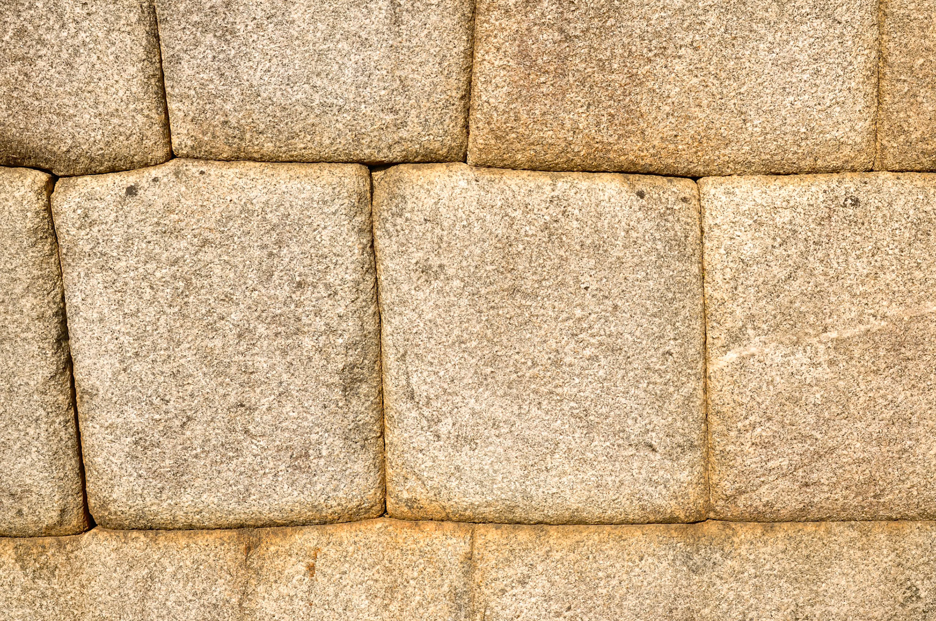 Mur inca dans la cité de Machu Picchu, Pérou