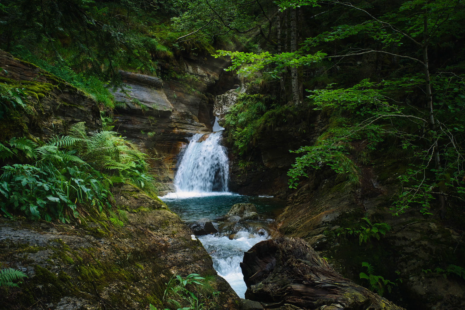 Cascade du ruisseau d'Enfer, Haute-Garonne, France