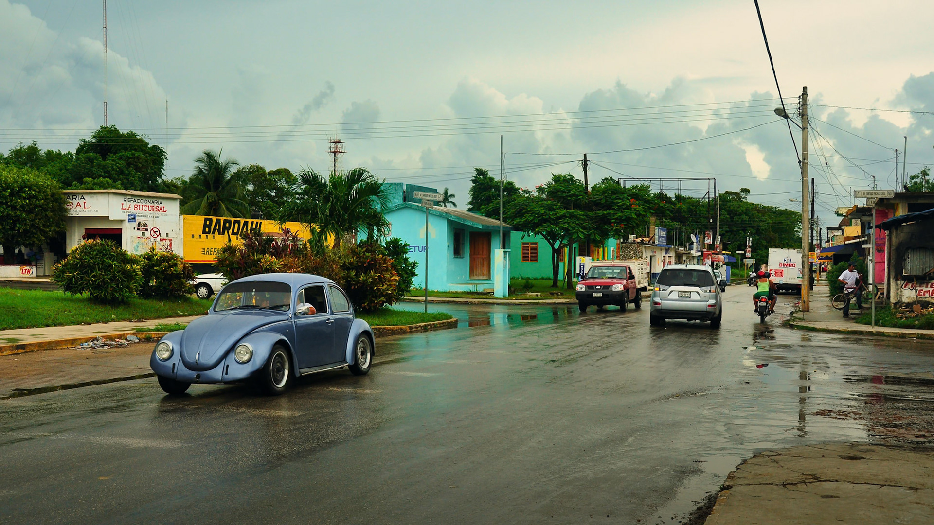 Rue de Felipe Carrillo Puerto, Quintana Roo, Mexique