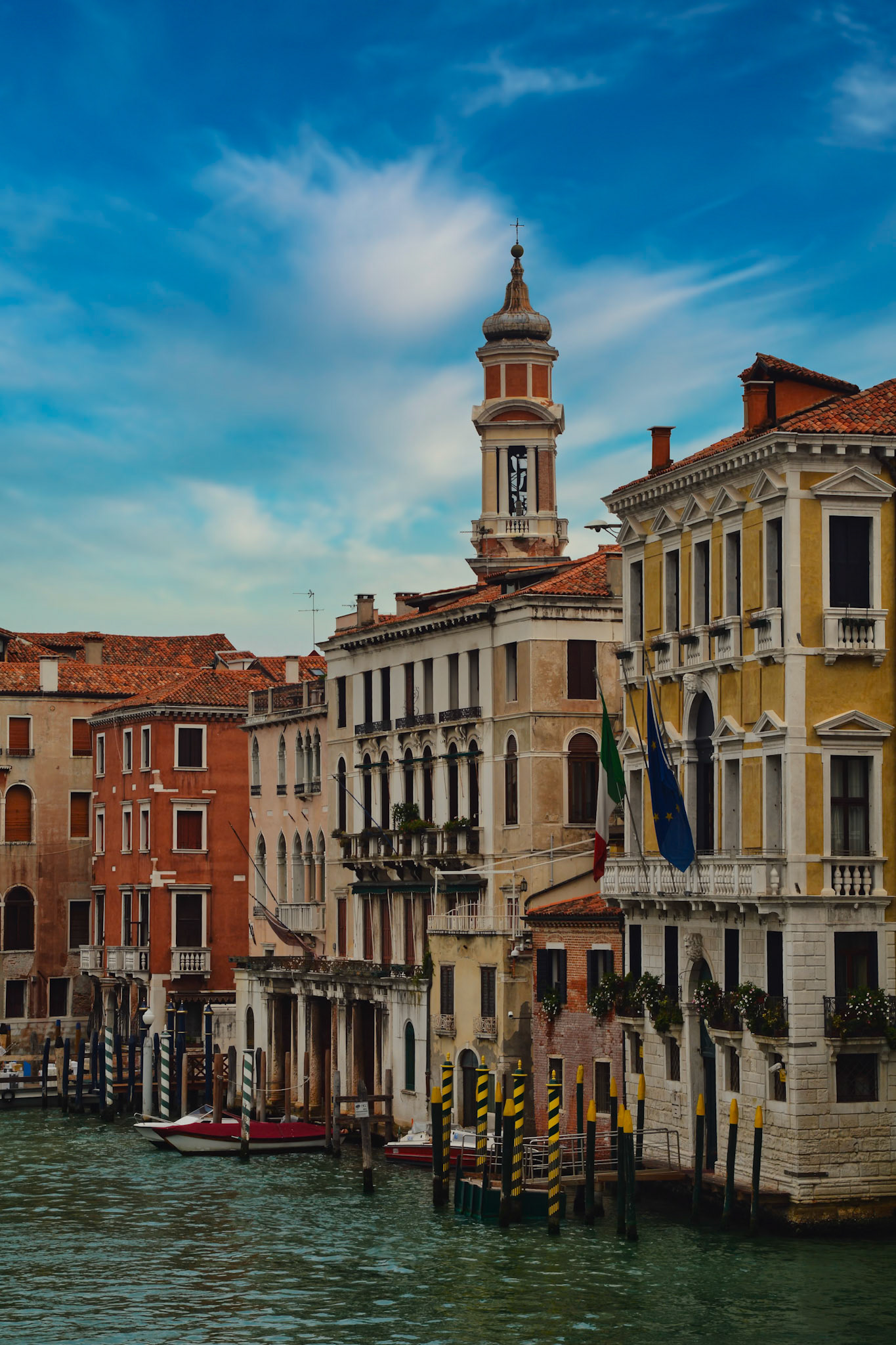 Le long du Grand cana de Venise, Italie