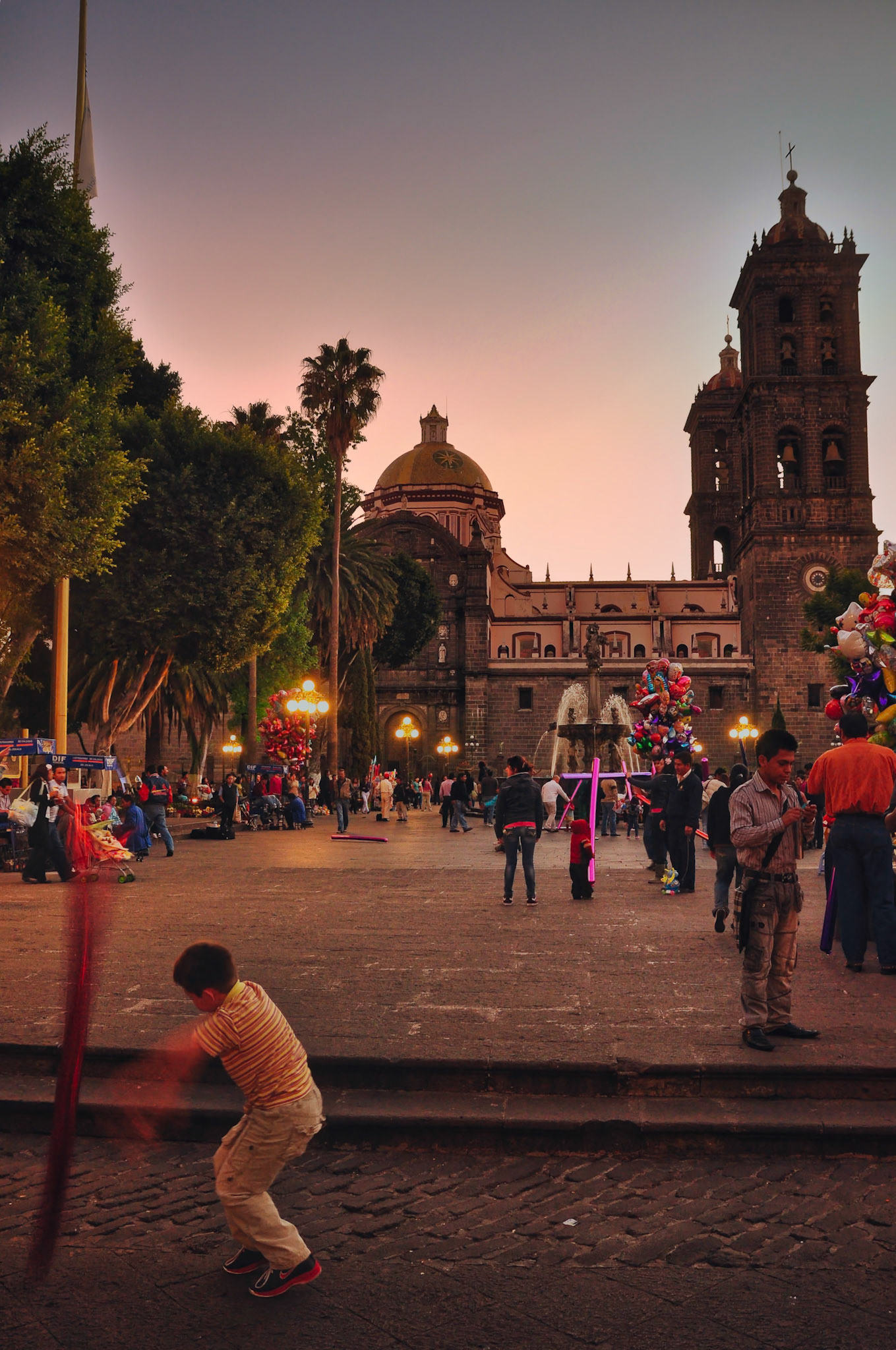 Zocalo de Puebla, Mexique