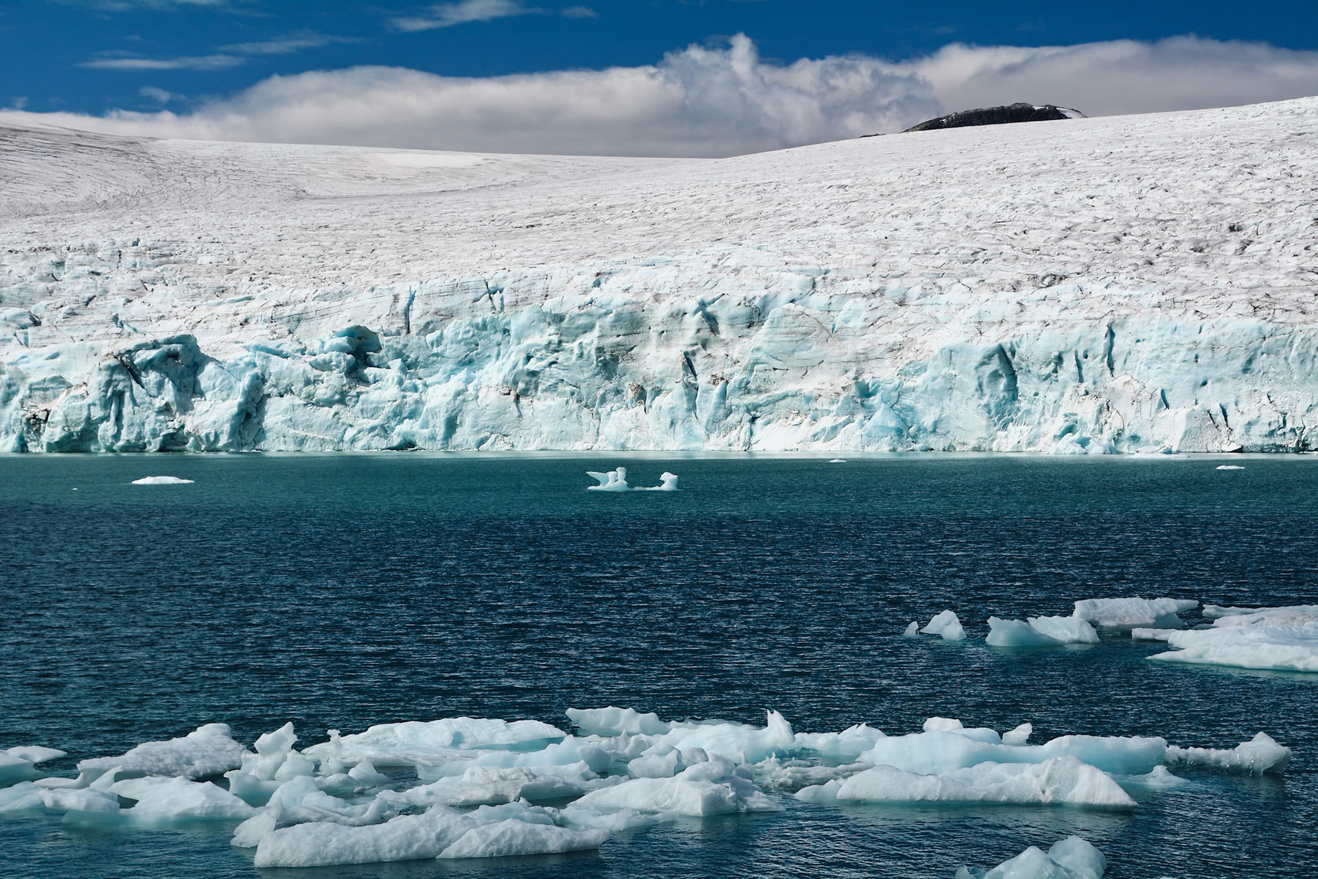 Glacier Austdalsbreen, Norvège