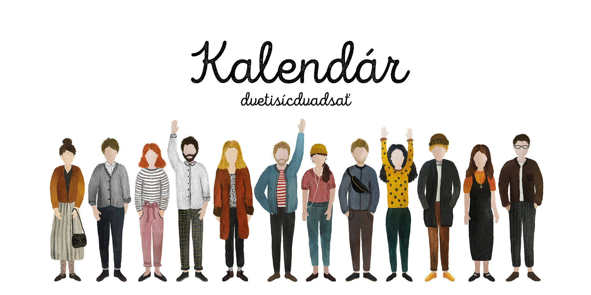 Ilustrovaný kalendár Valentína Figeľová
