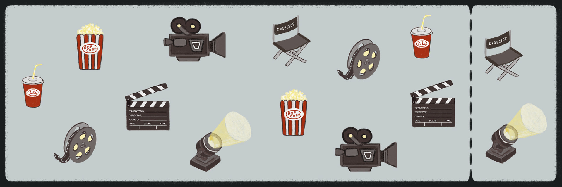 Ilustrácie z filmu ANEŽKA - Valentína Figeľová dizajnér