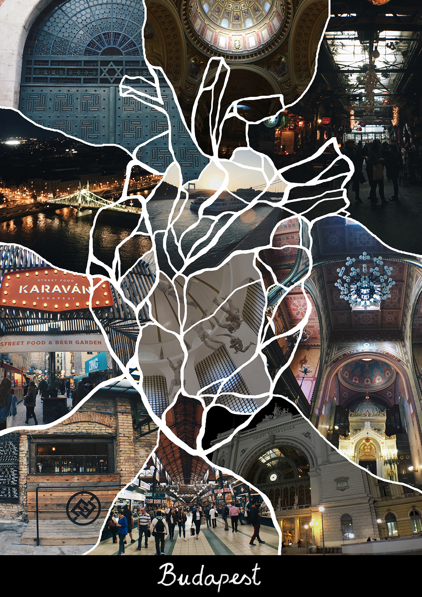 Mapa Budapešti, ilustrácie a fotografie mesta - FIGAVALA