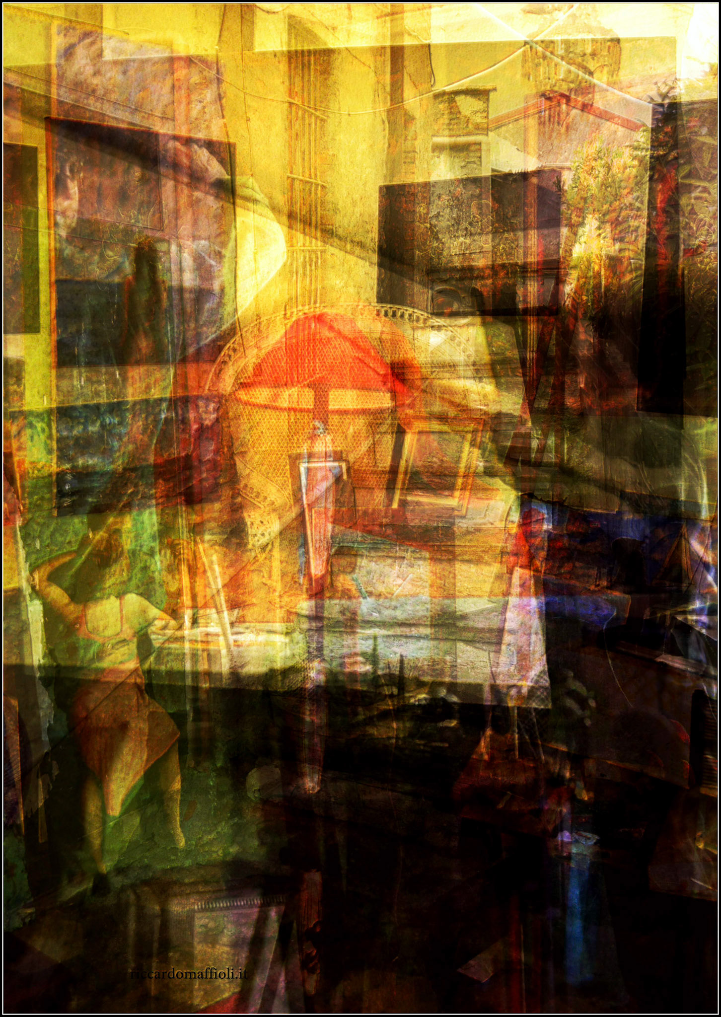 Lo studio del pittore, Fotografia di Riccardo Maffioli  2012