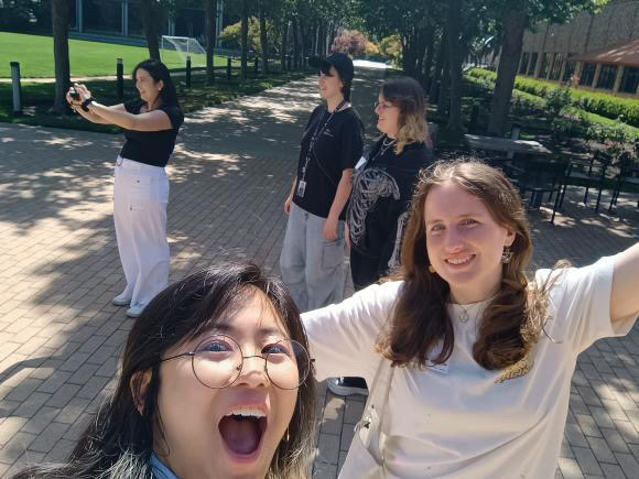 Visting friends in Emeryville