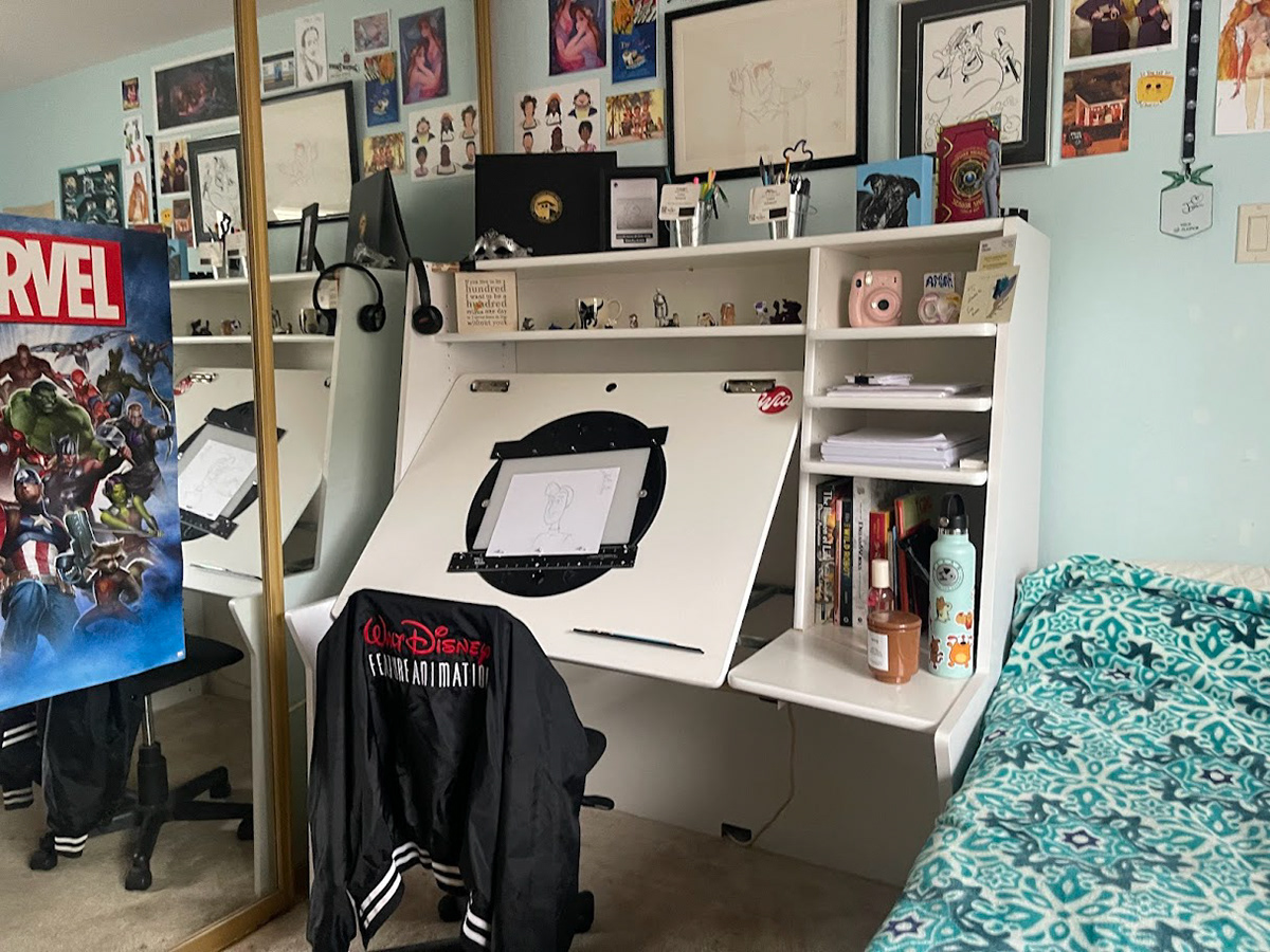 Repaired this old desk from DTVA