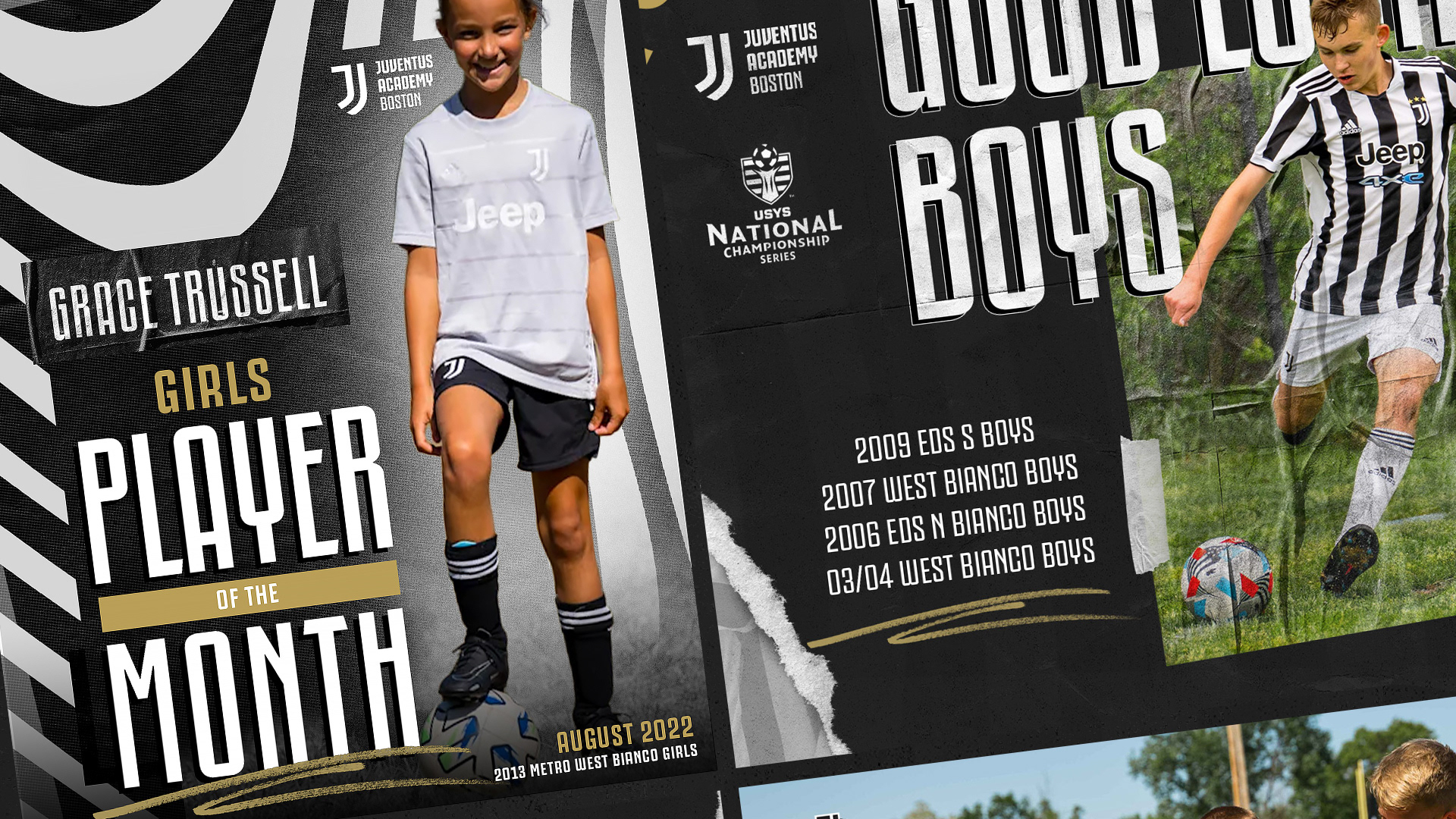 Ben Timms - Social Media design for Juventus Academy Boston