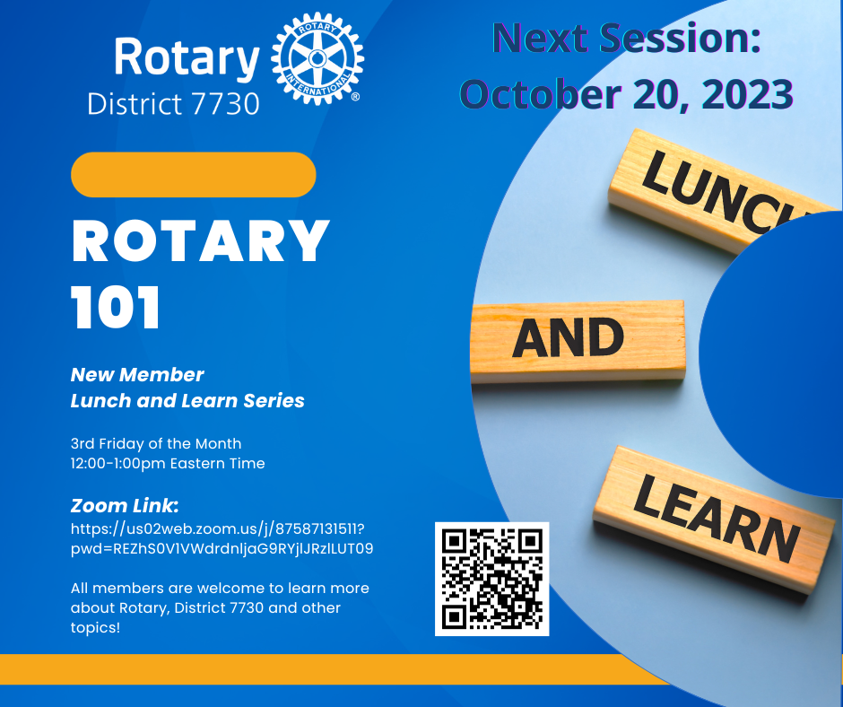 Rotary 101 monthly post