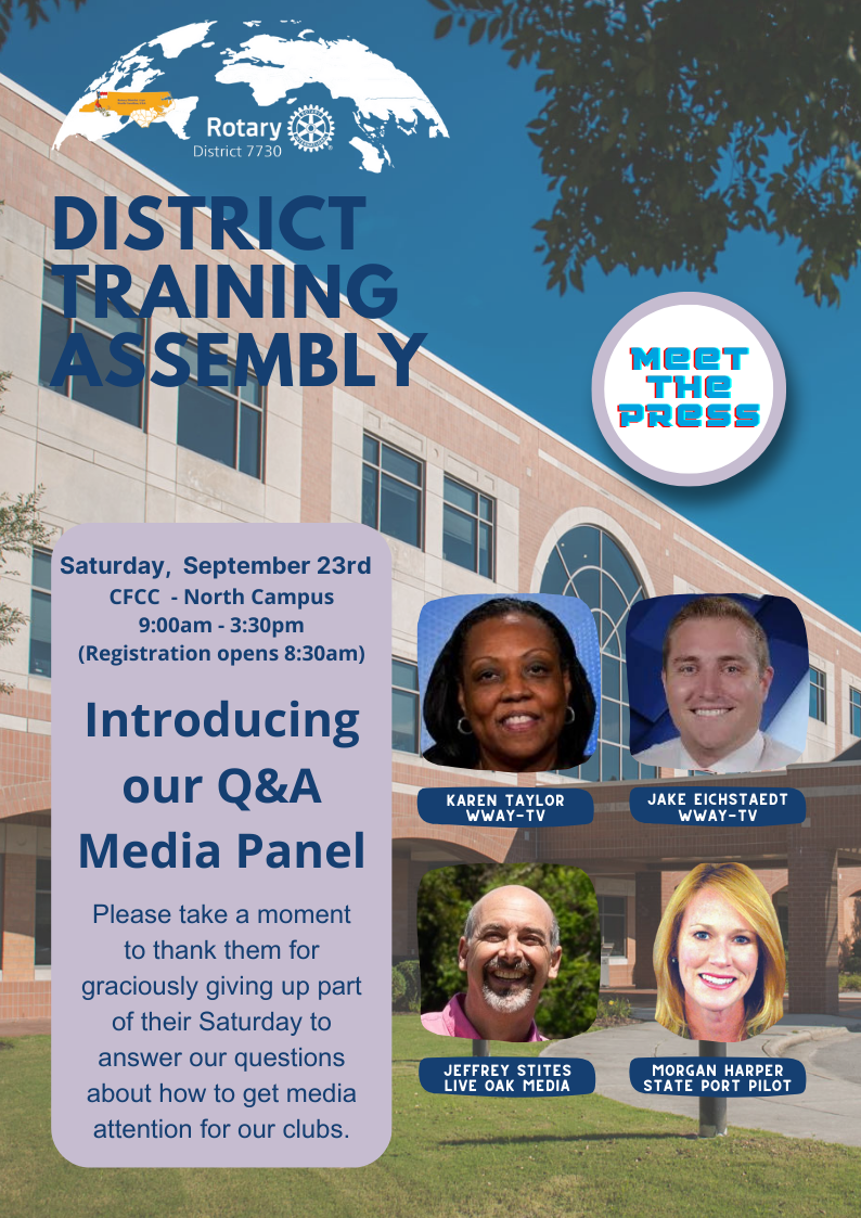 District Training Assembly Media Panel