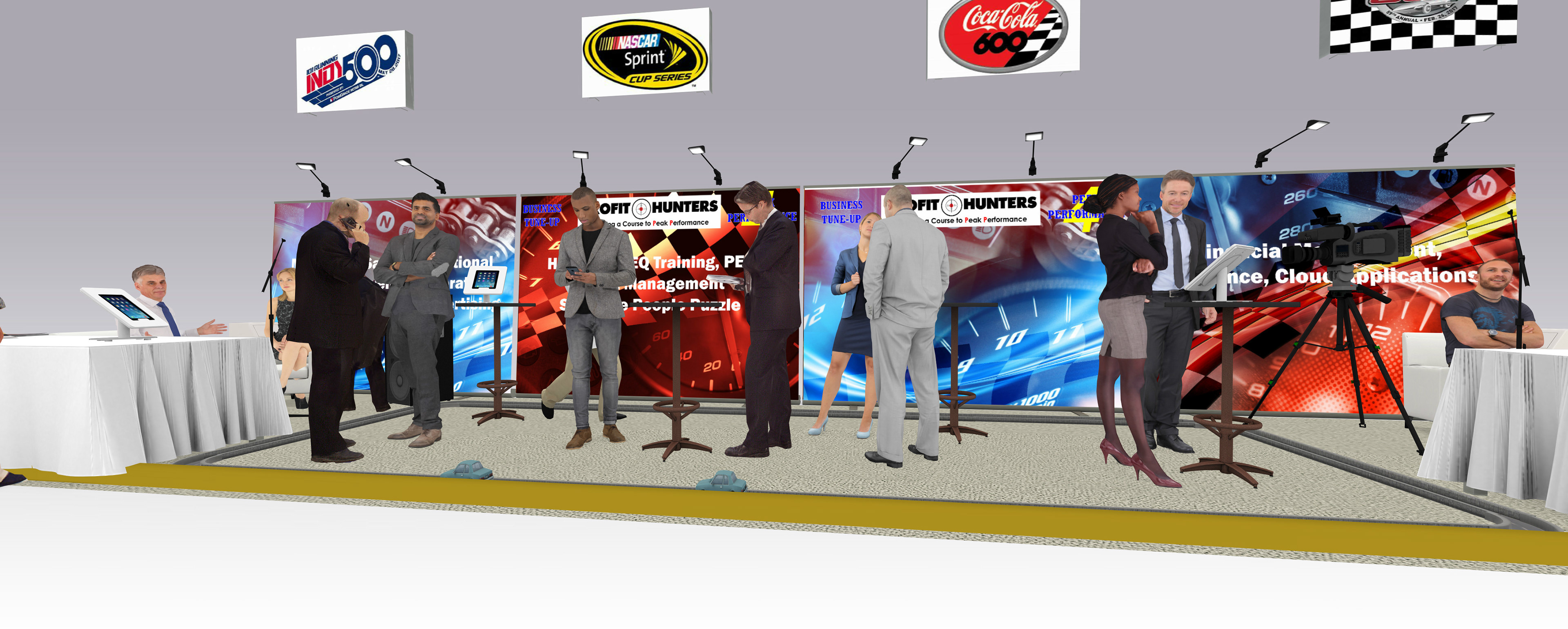 IAPPA Trade Show Booth Layout Rendering