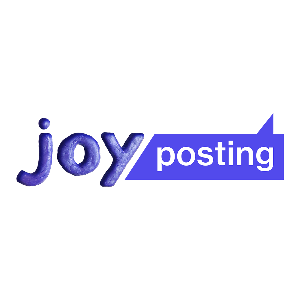 Logo for my personal art business, joyposting!