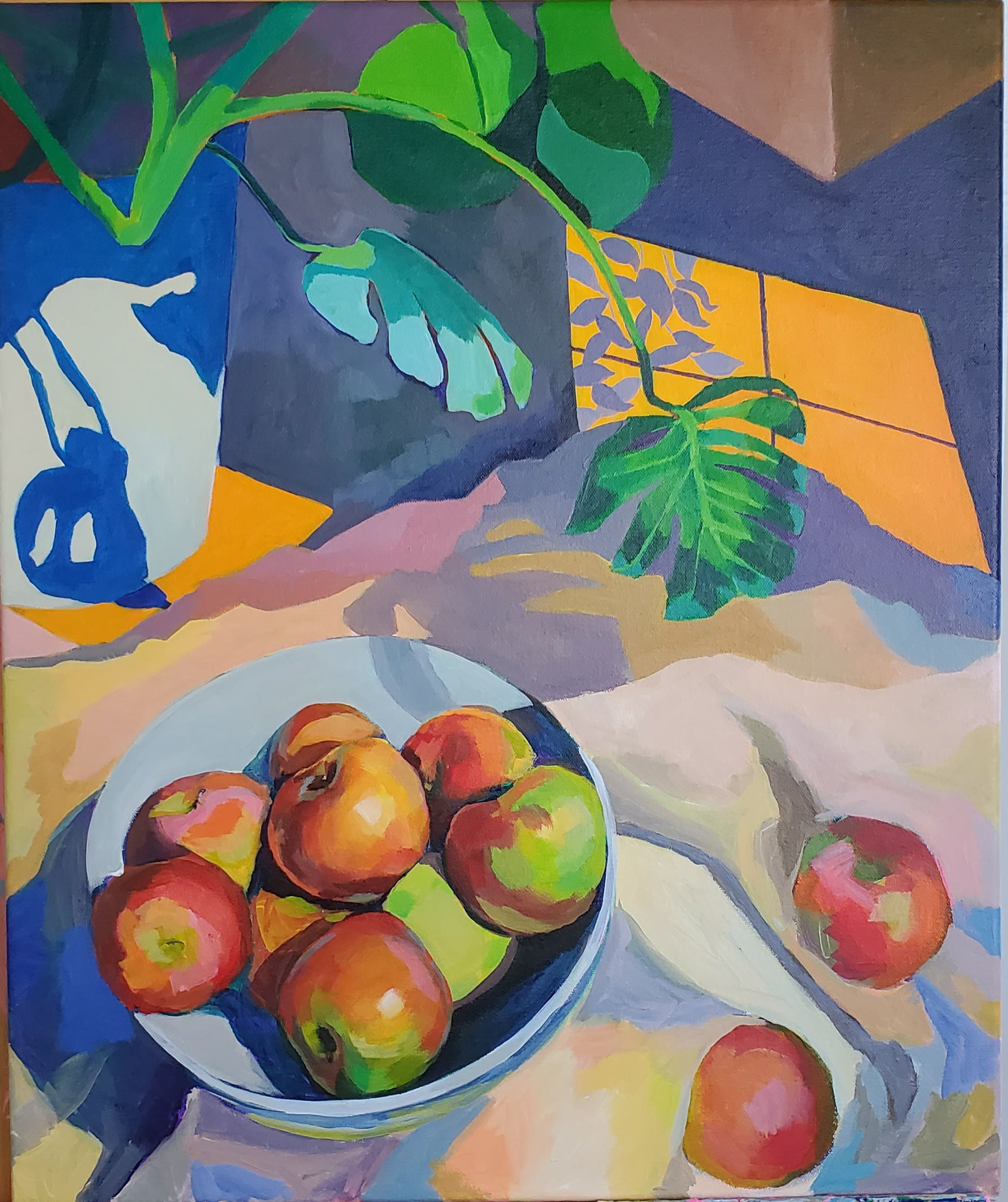 Monstera and Apples