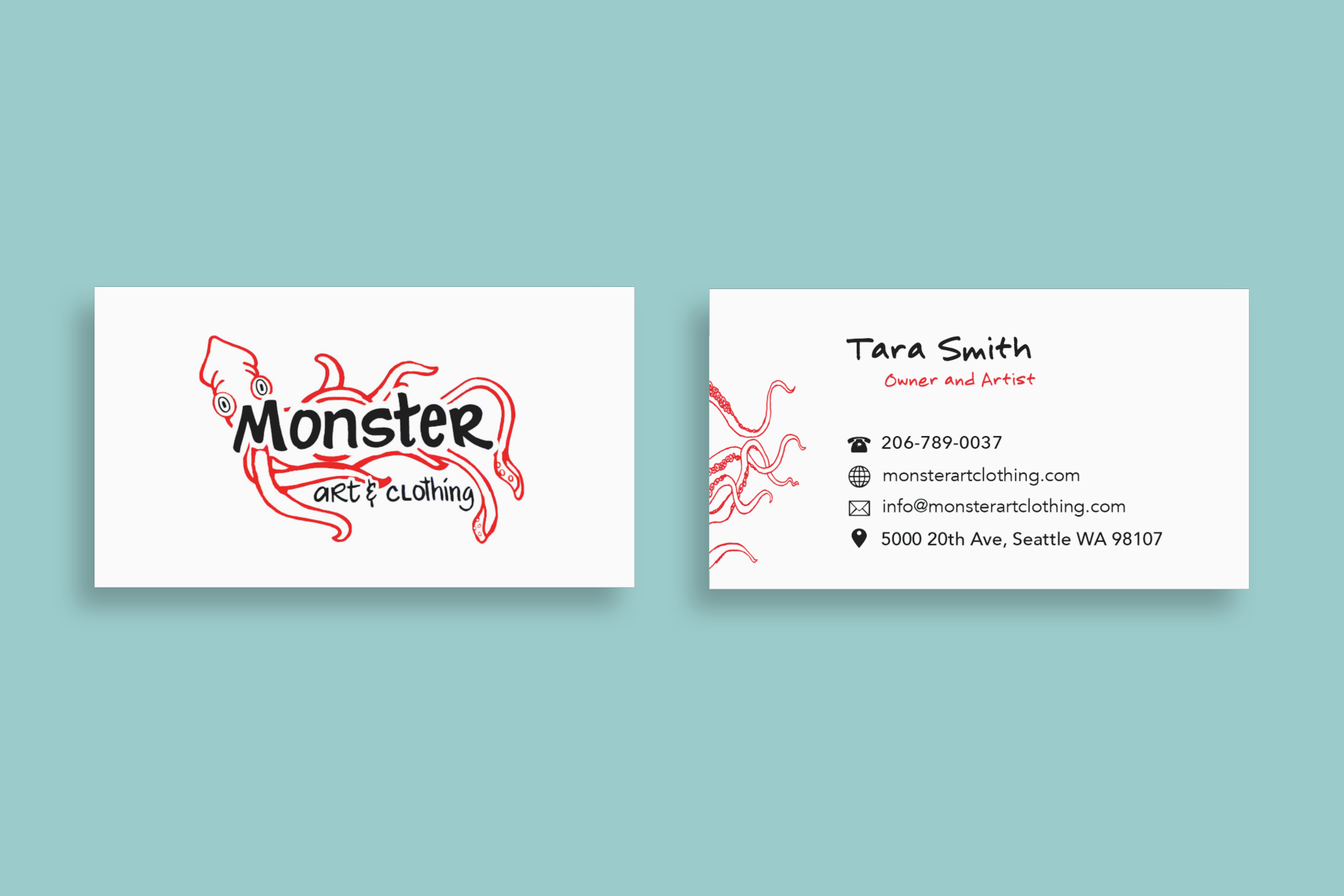 business cards and stationary