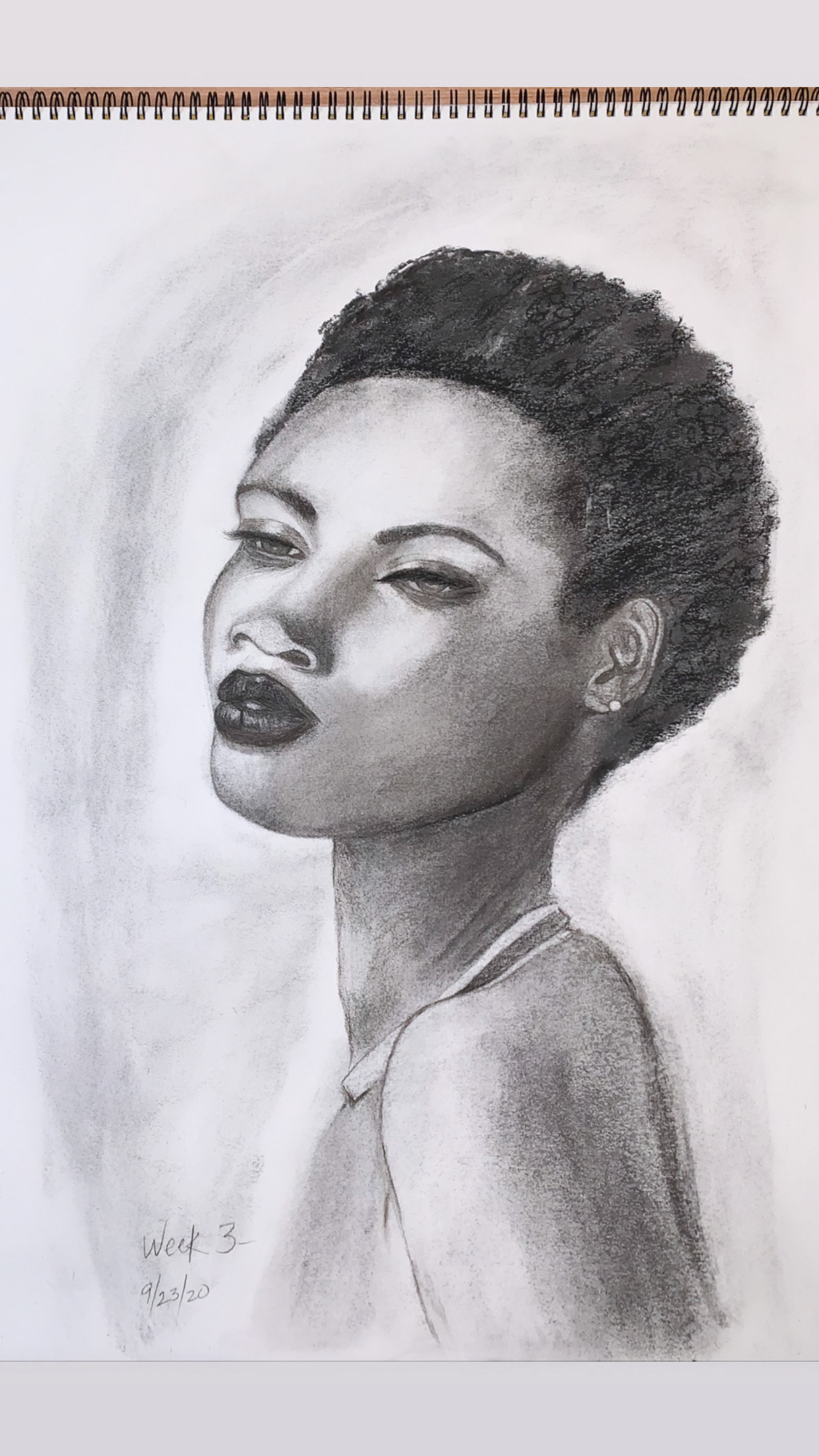 A charcoal study