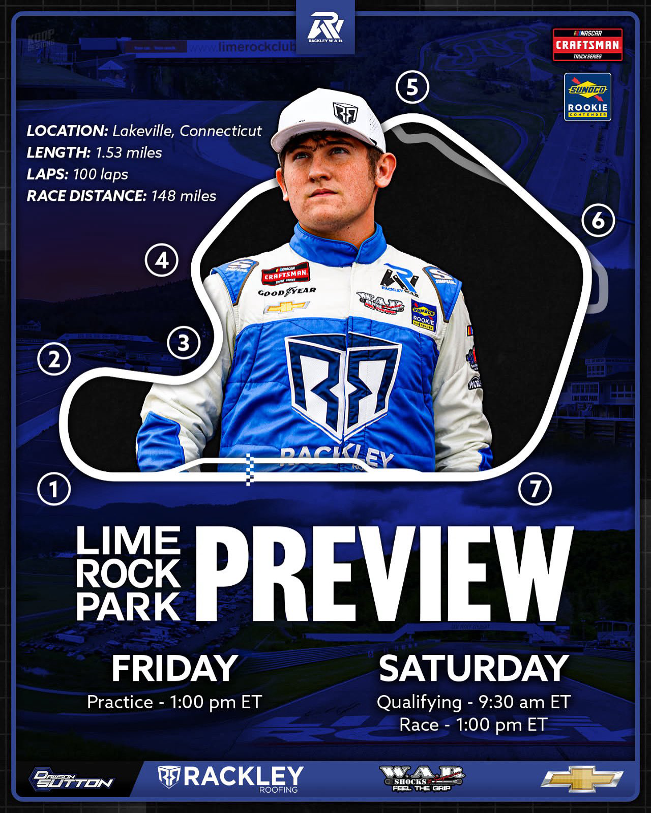 H Rackley Koop Designs - Rackley W.A.R. Race Week Graphics Package