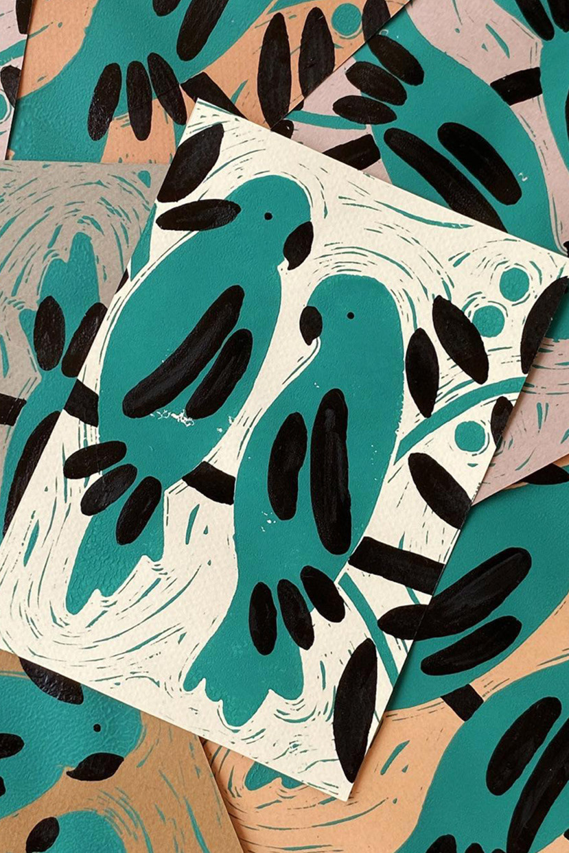 Nilac Studio - Linogravure