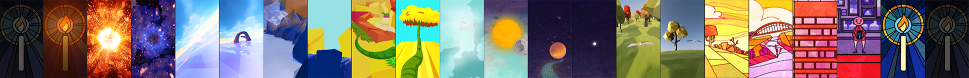 Styleframes of whole animation