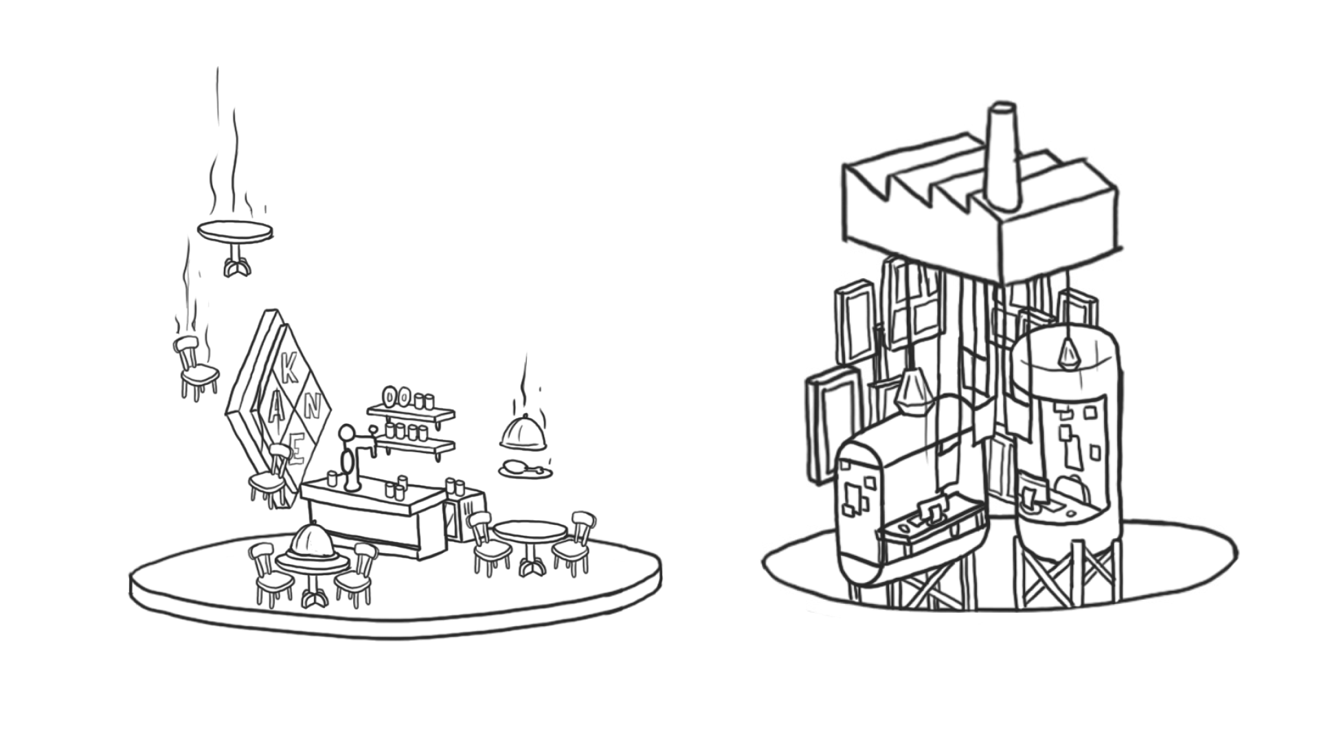 Sketches | Job op de Maan