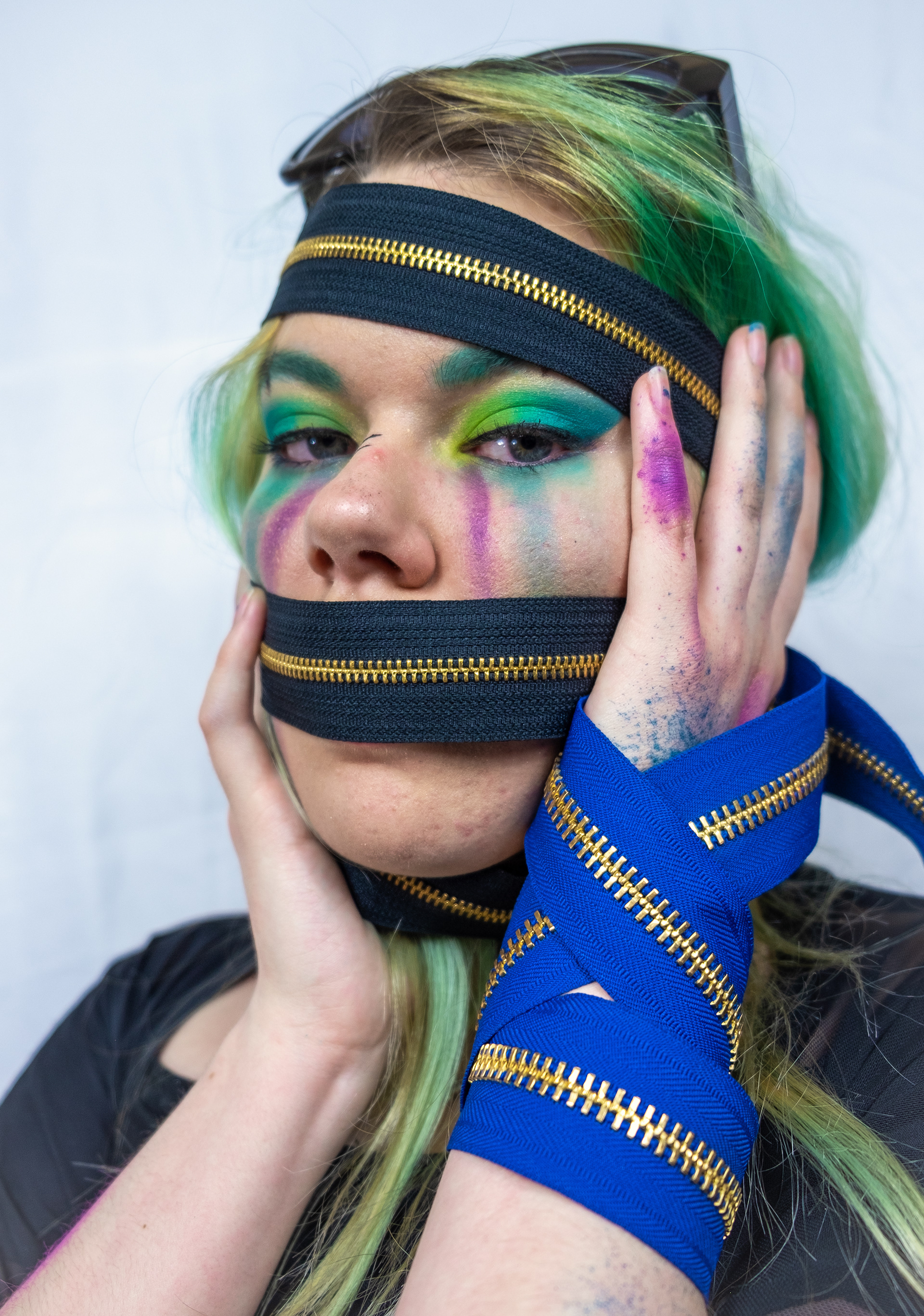 Blue with some Maison Alkibiades raw materials. On the traditional territory of the Kanienʼkehá꞉ka (Mohawk) Nation of the Haudenosaunee Confederacy.