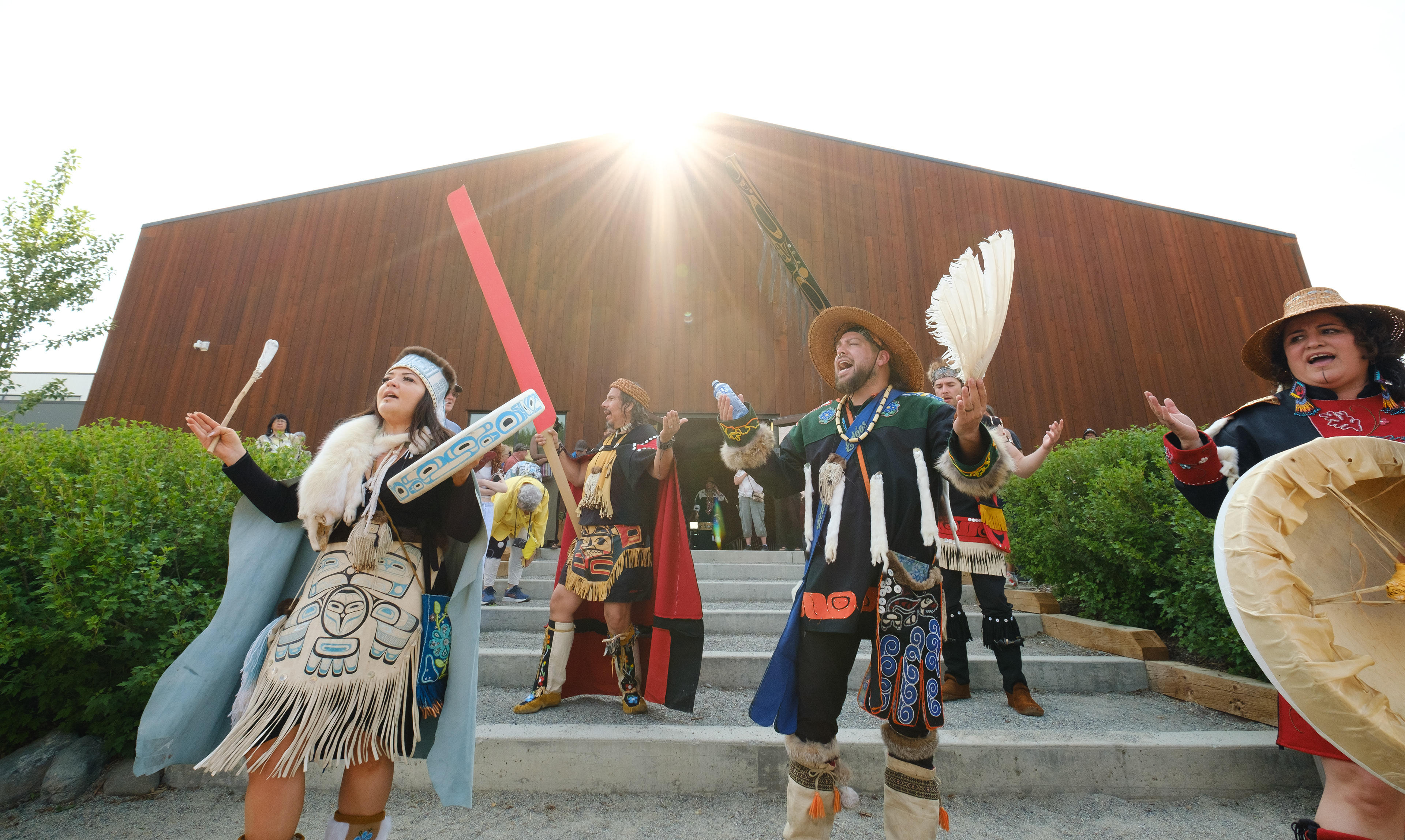 Dakhká Khwaán Dancers, National Indigenous Peoples Day 2025. Thanks very much to the group for welcoming me to take pics. On the Traditional Territories of the Ta'an Kwäch'än Council and Kwanlin Dün First Nation.