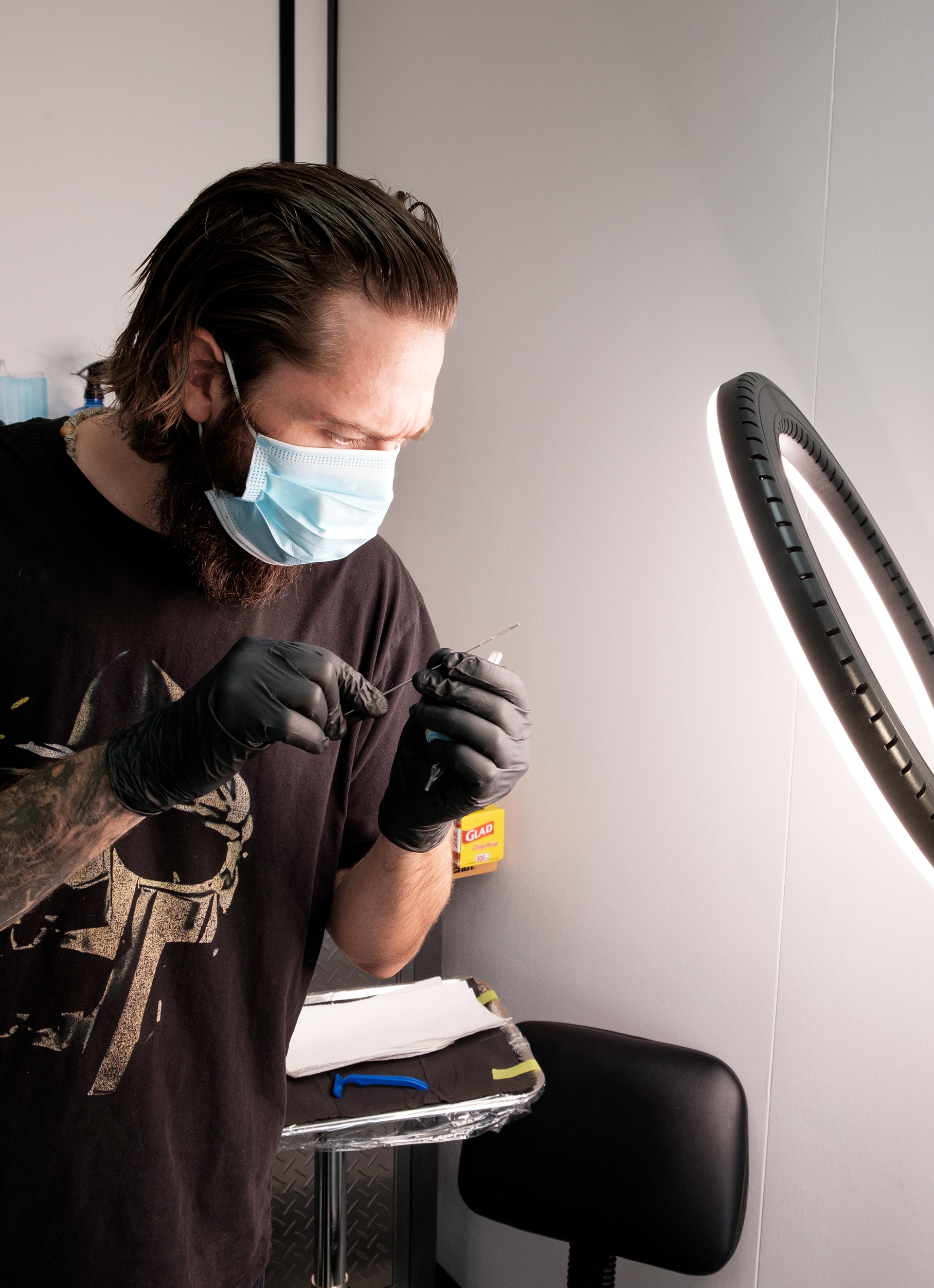 Serotonin Tattoos. Parts of the process, microblading and tattooing. On the Traditional Territories of the Ta'an Kwäch'än Council and Kwanlin Dün First Nation