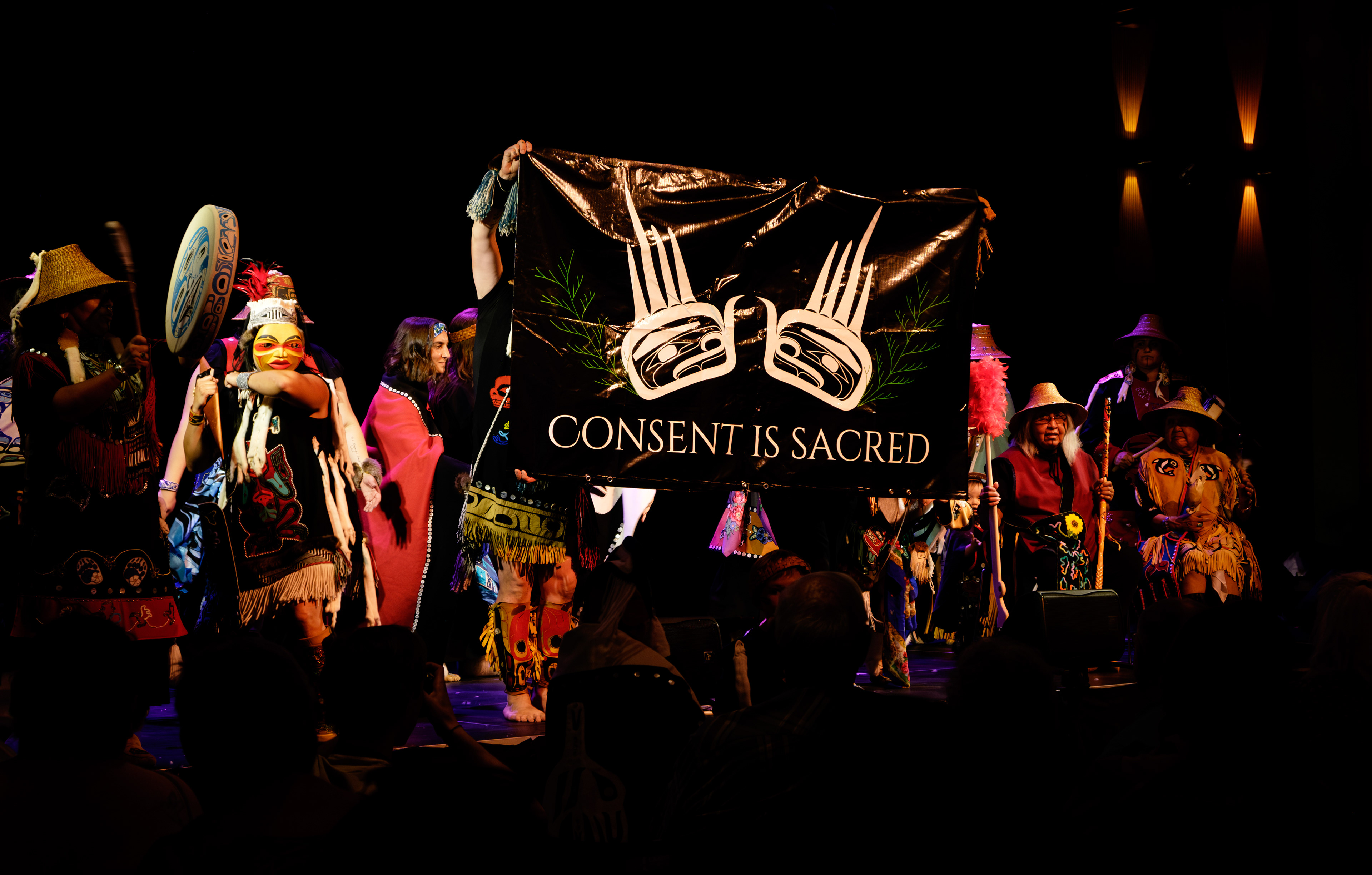 Dakhká Khwaán Dancers at Adäka Cultural Festival, 2024. Thanks very much to the group for welcoming me to take pics. On the Traditional Territories of the Ta'an Kwäch'än Council and Kwanlin Dün First Nation.