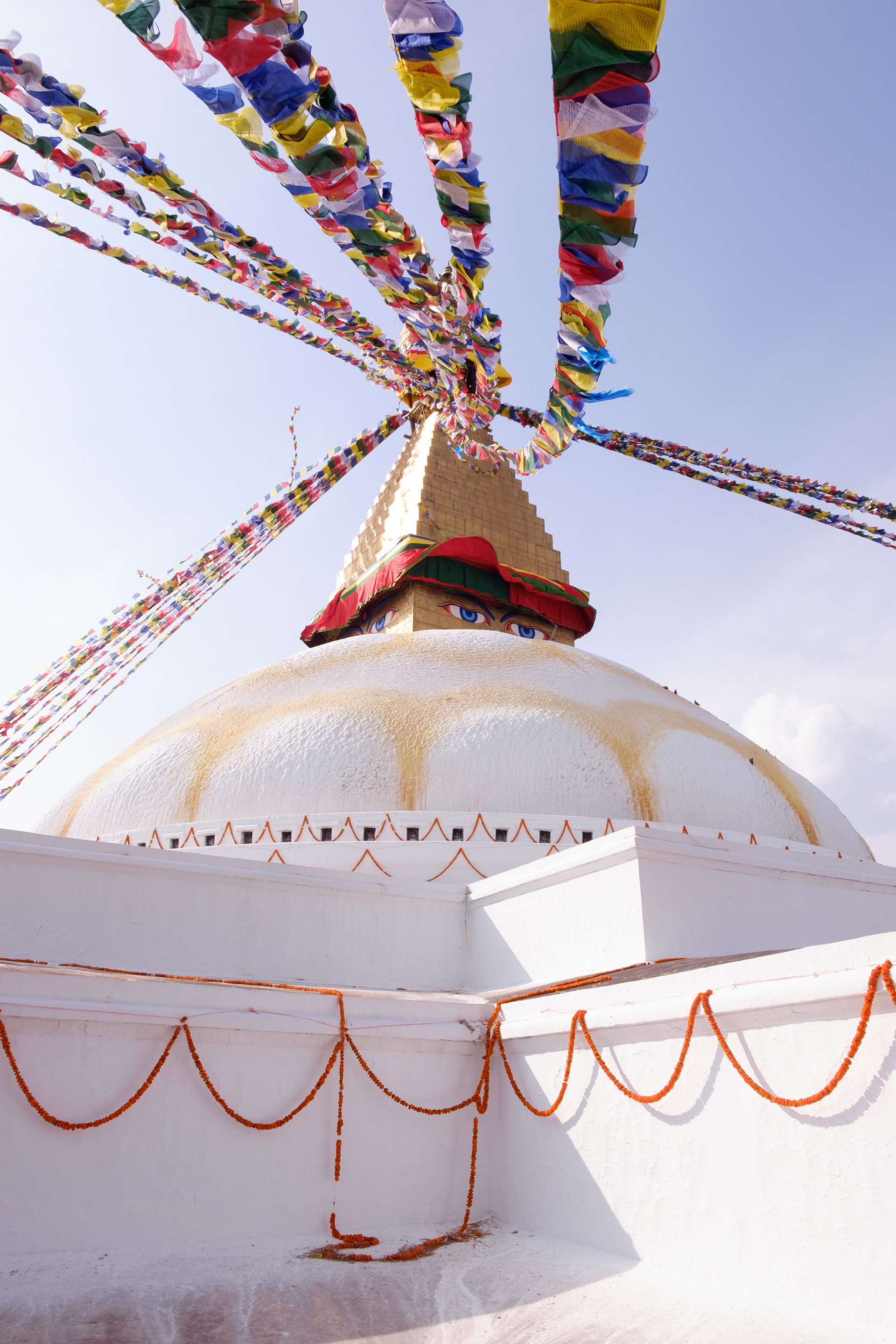 Bouddhanath Stupa in Kathmandu, Nepal.