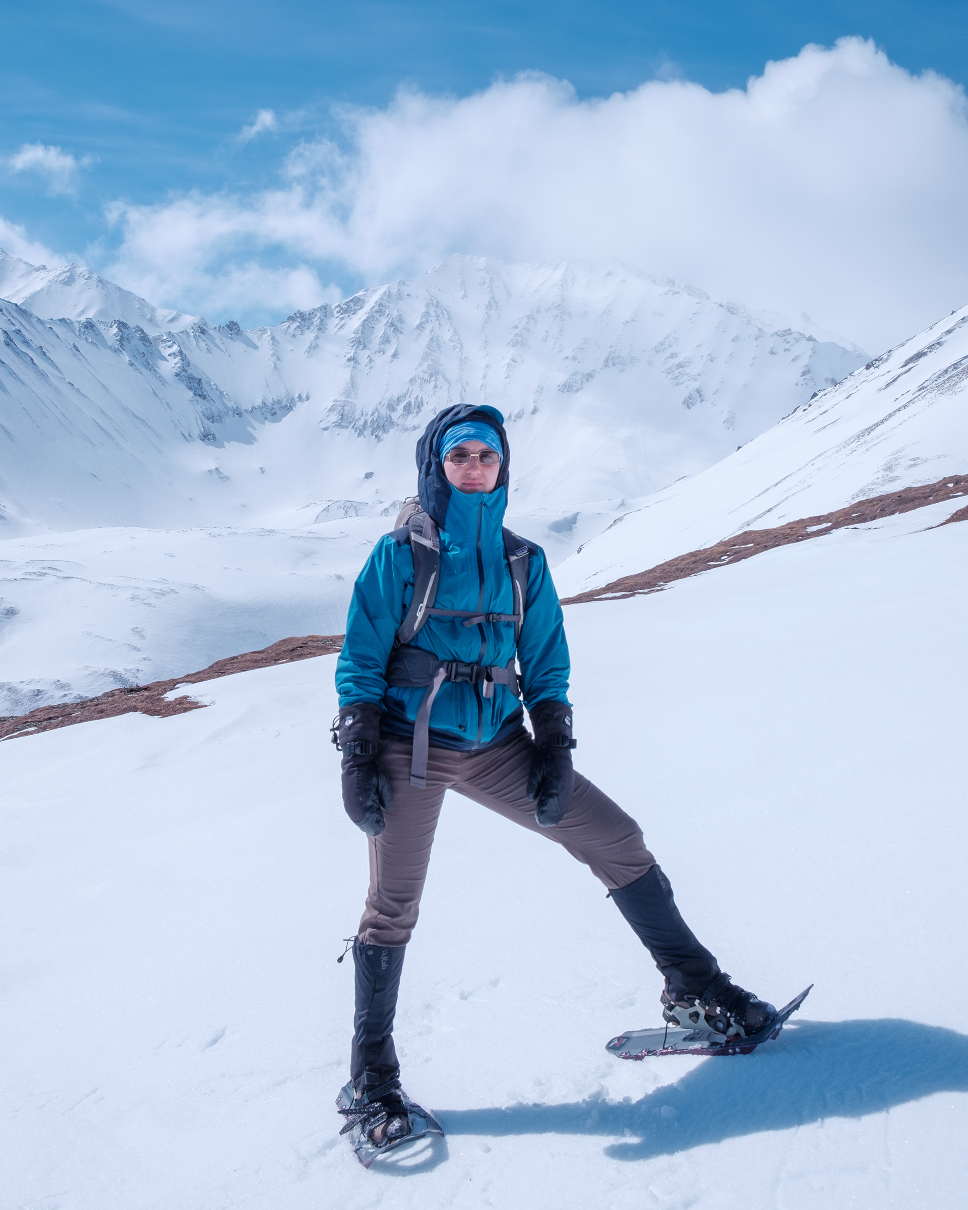 Kluane en Vogue. Avery, in her element at the base of Mt. Decoeli. On the Traditional Territory of the Champagne and Aishihik First Nations. Song pairing: Double Bubble Trouble, M.I.A.