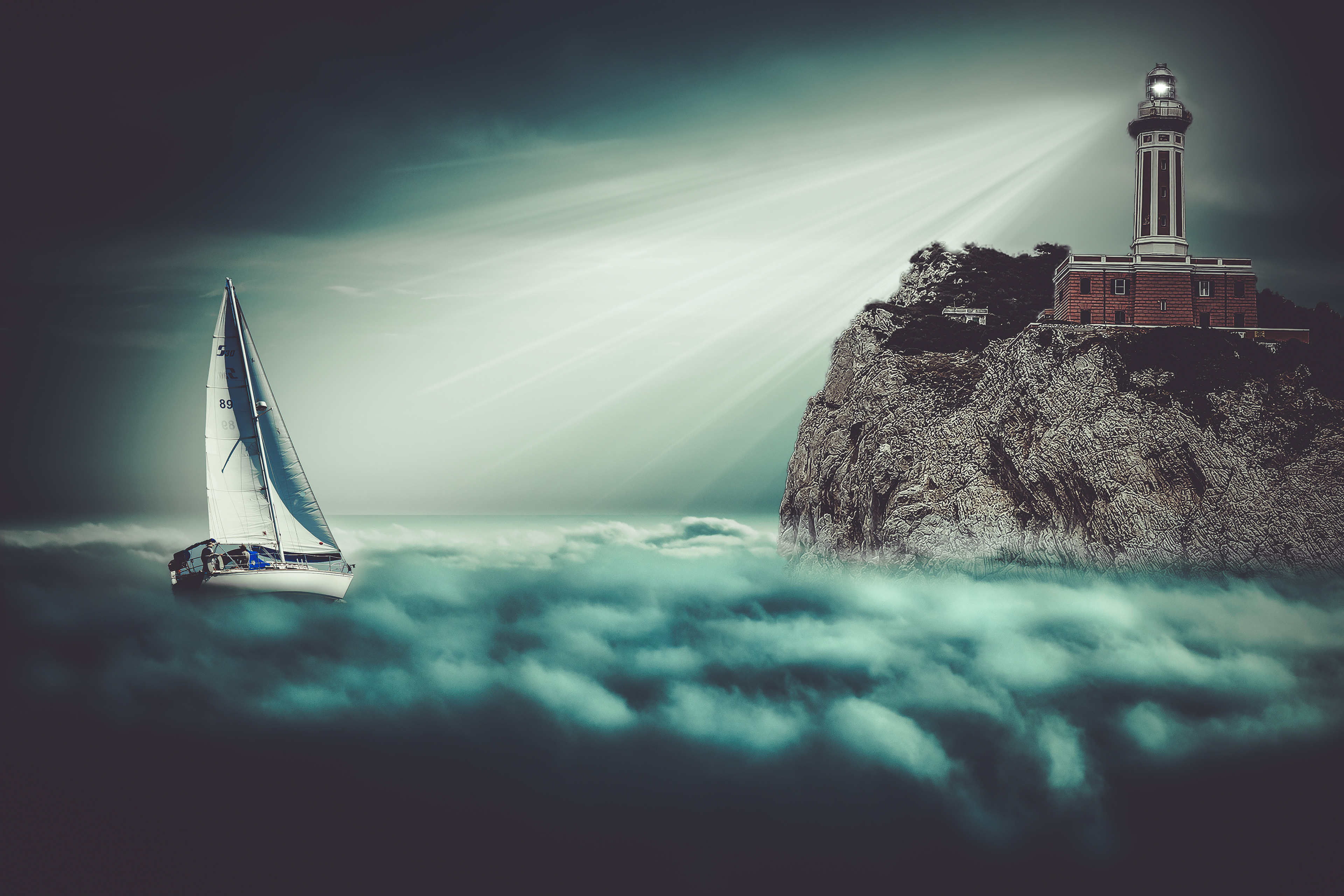 Towards the coast