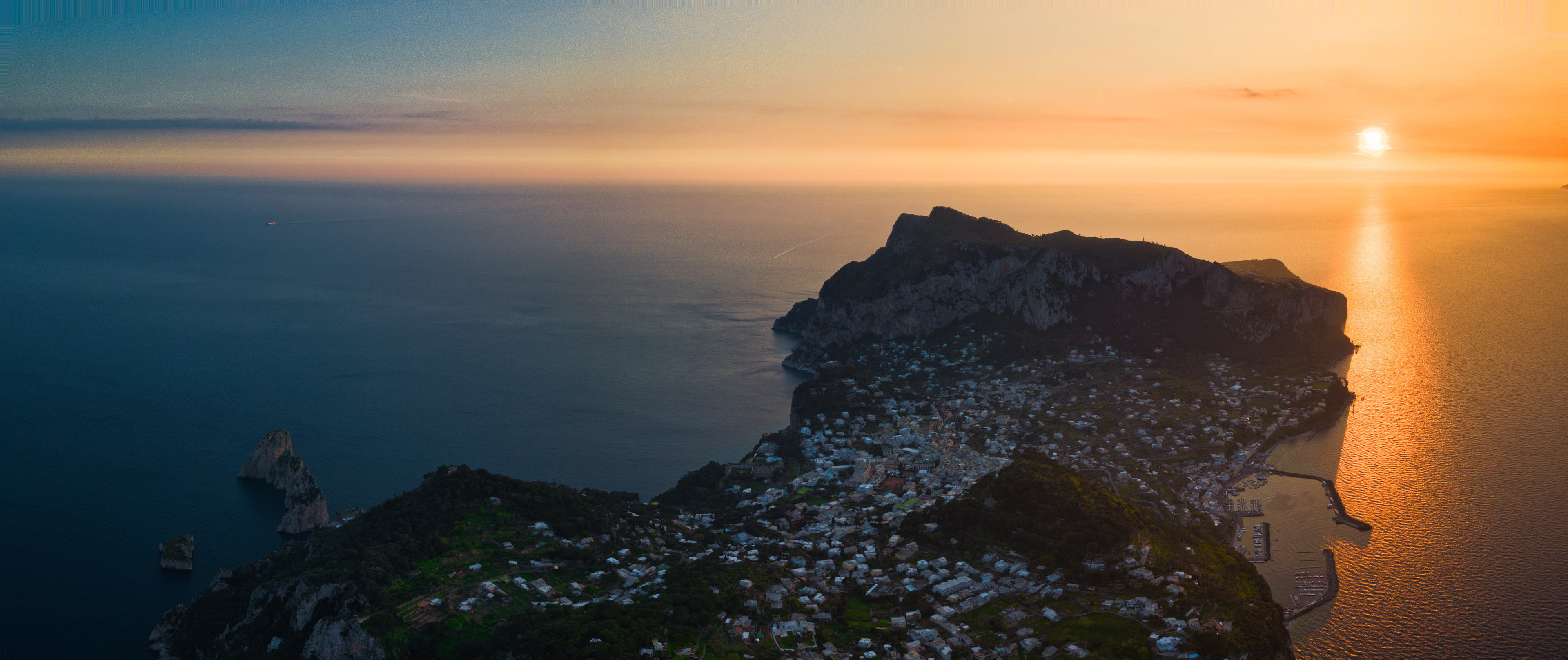 Isola di Capri at Sunset 
