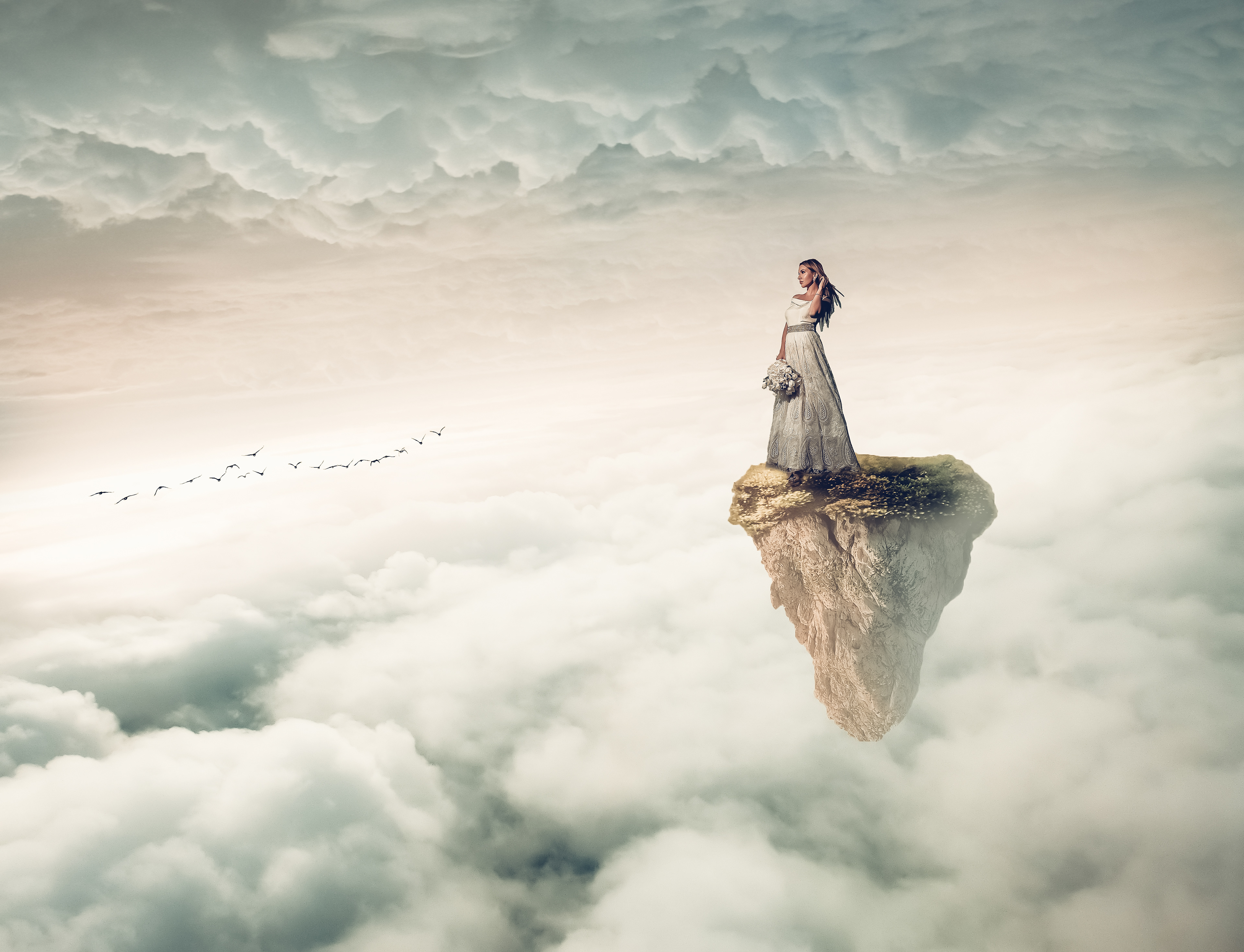 Above the clouds
