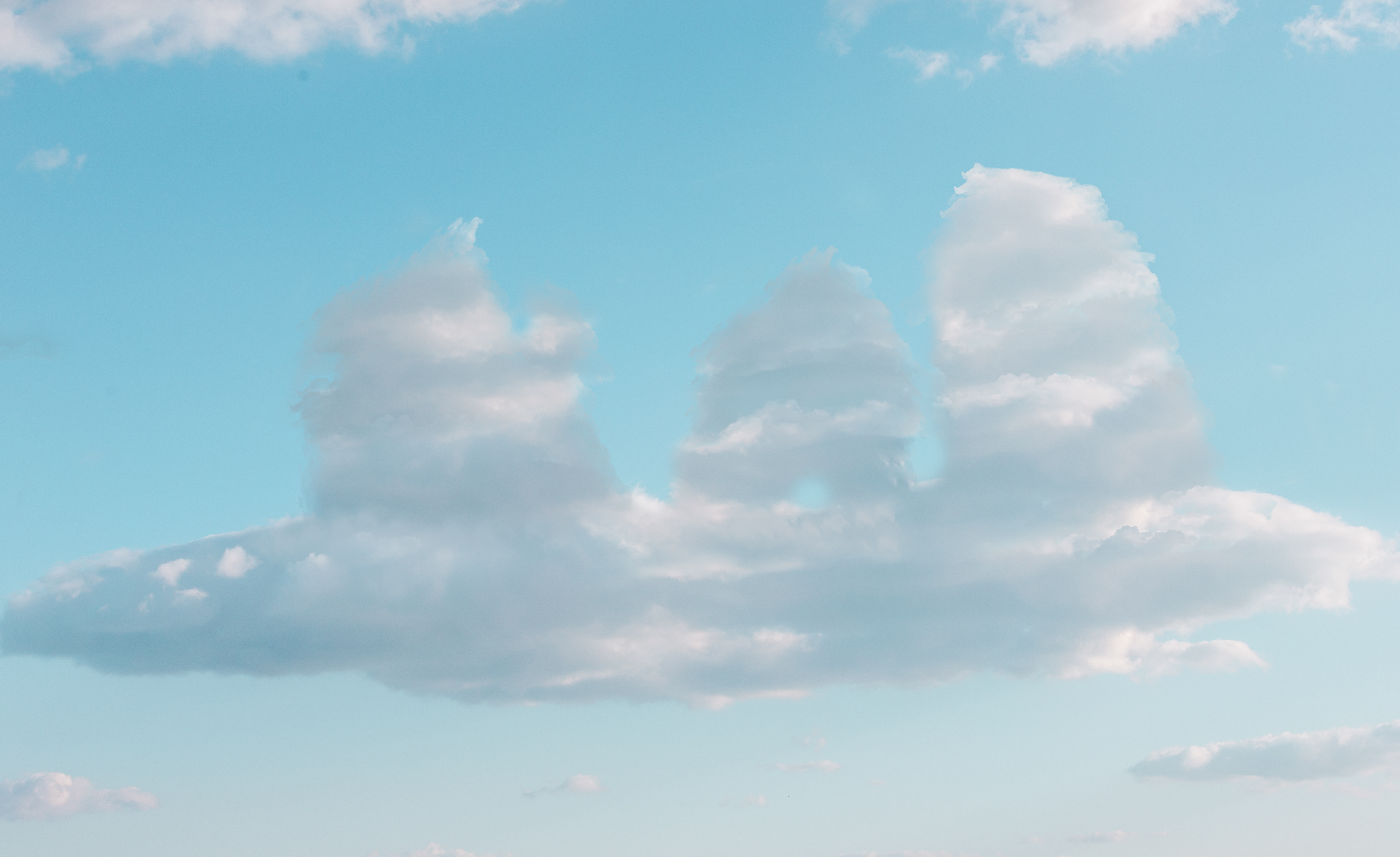 over the cloud