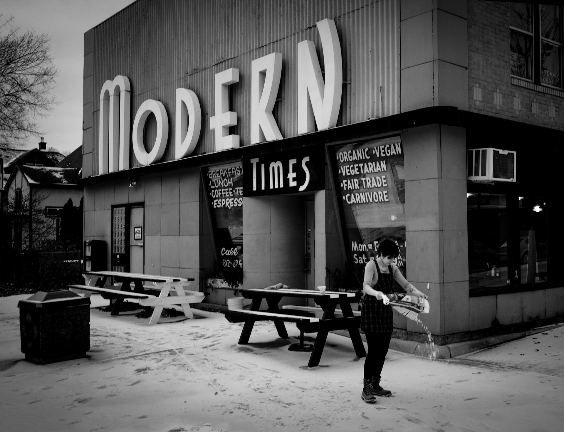 A little salt....   #LifeInMinneapolis