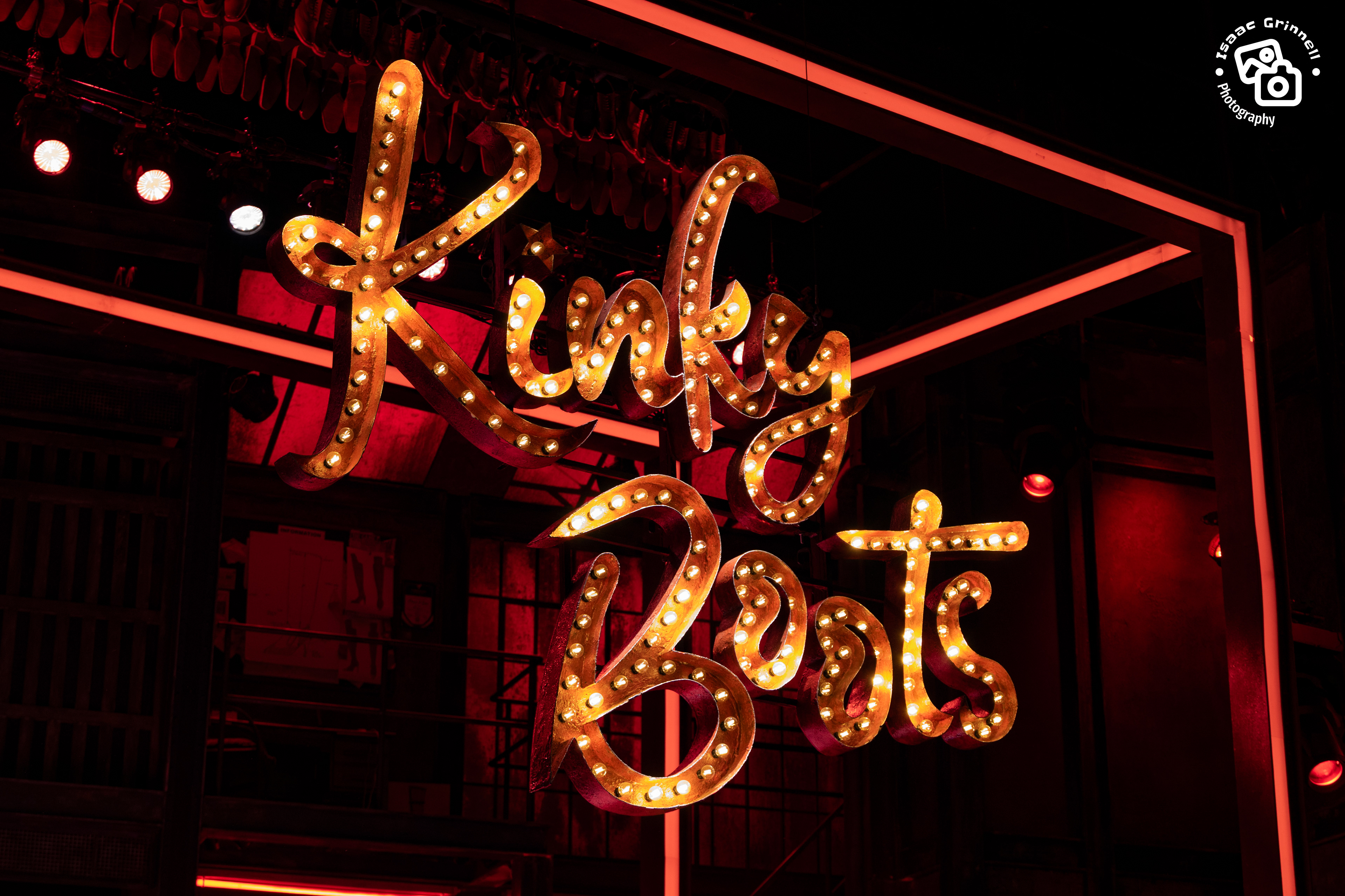 Kinky Boots stage sign
