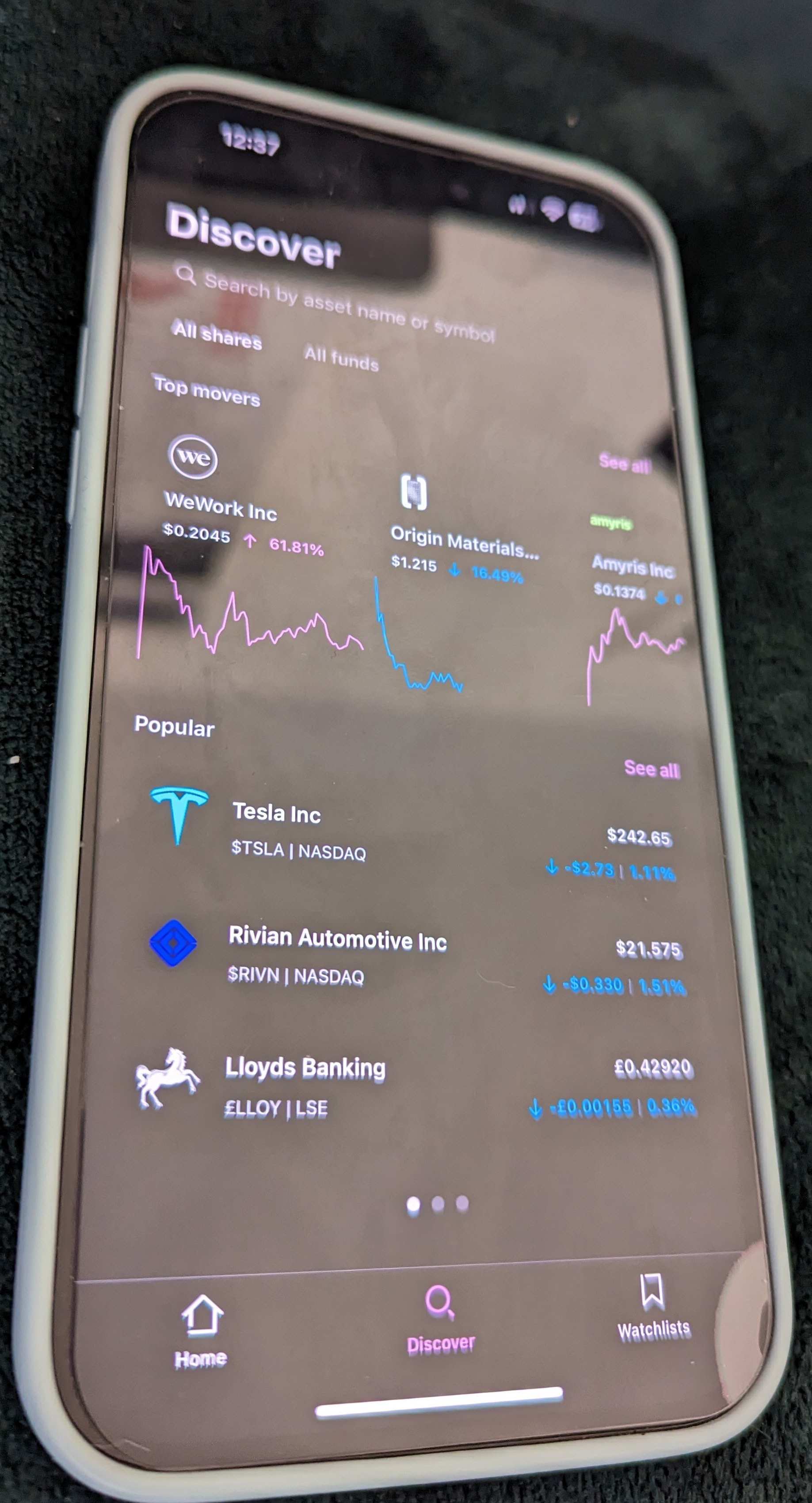 CMC Invest dark screen on Classic Invert enabled