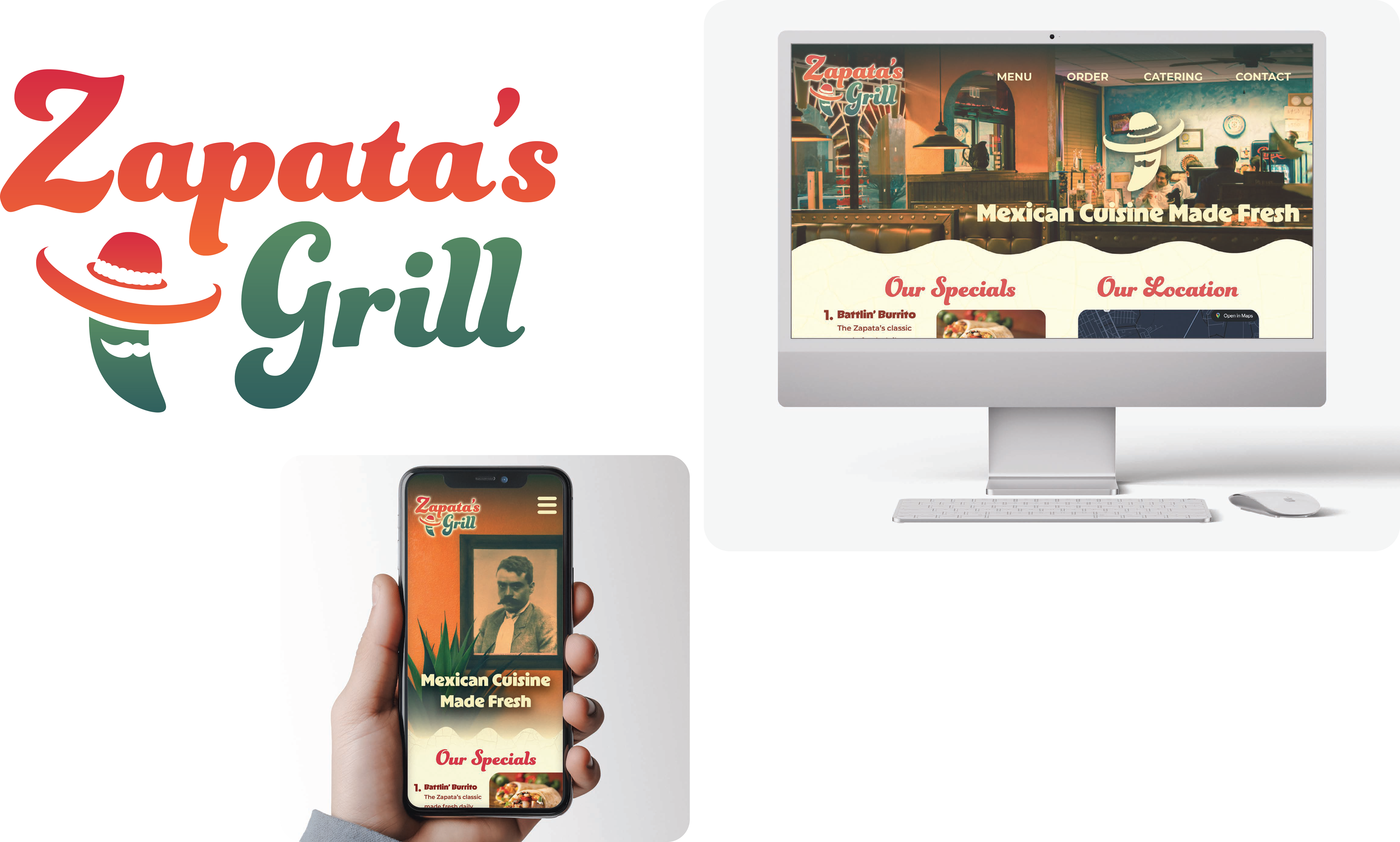Zapata's Grill Rebrand & Website
