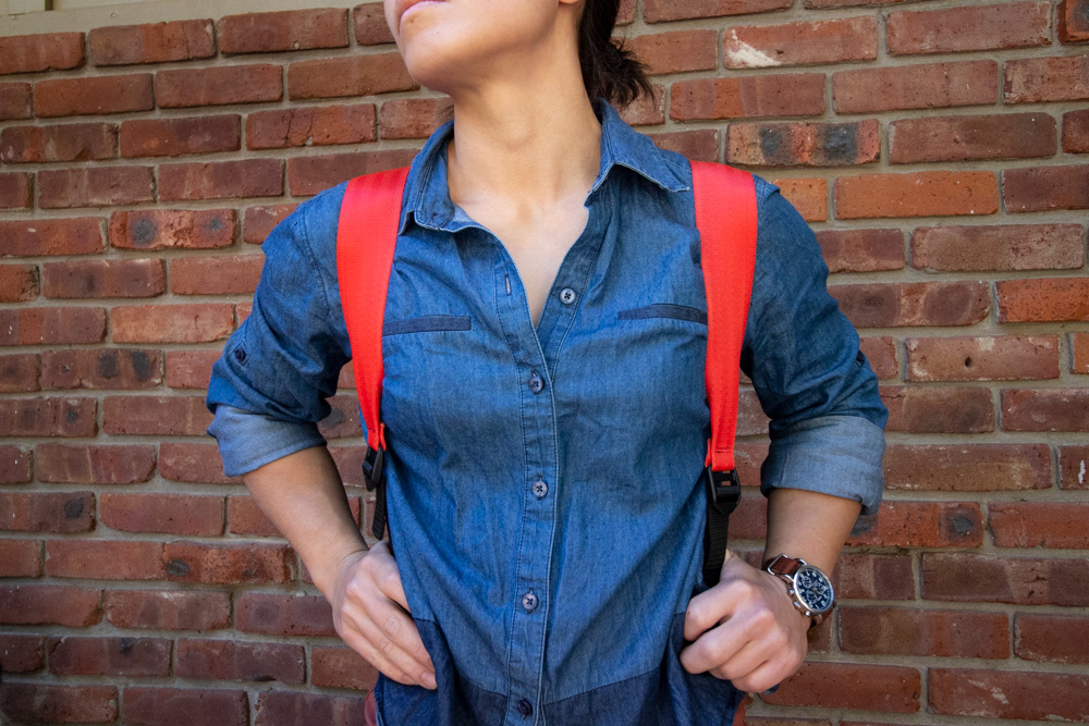 Premium webbing shoulder straps