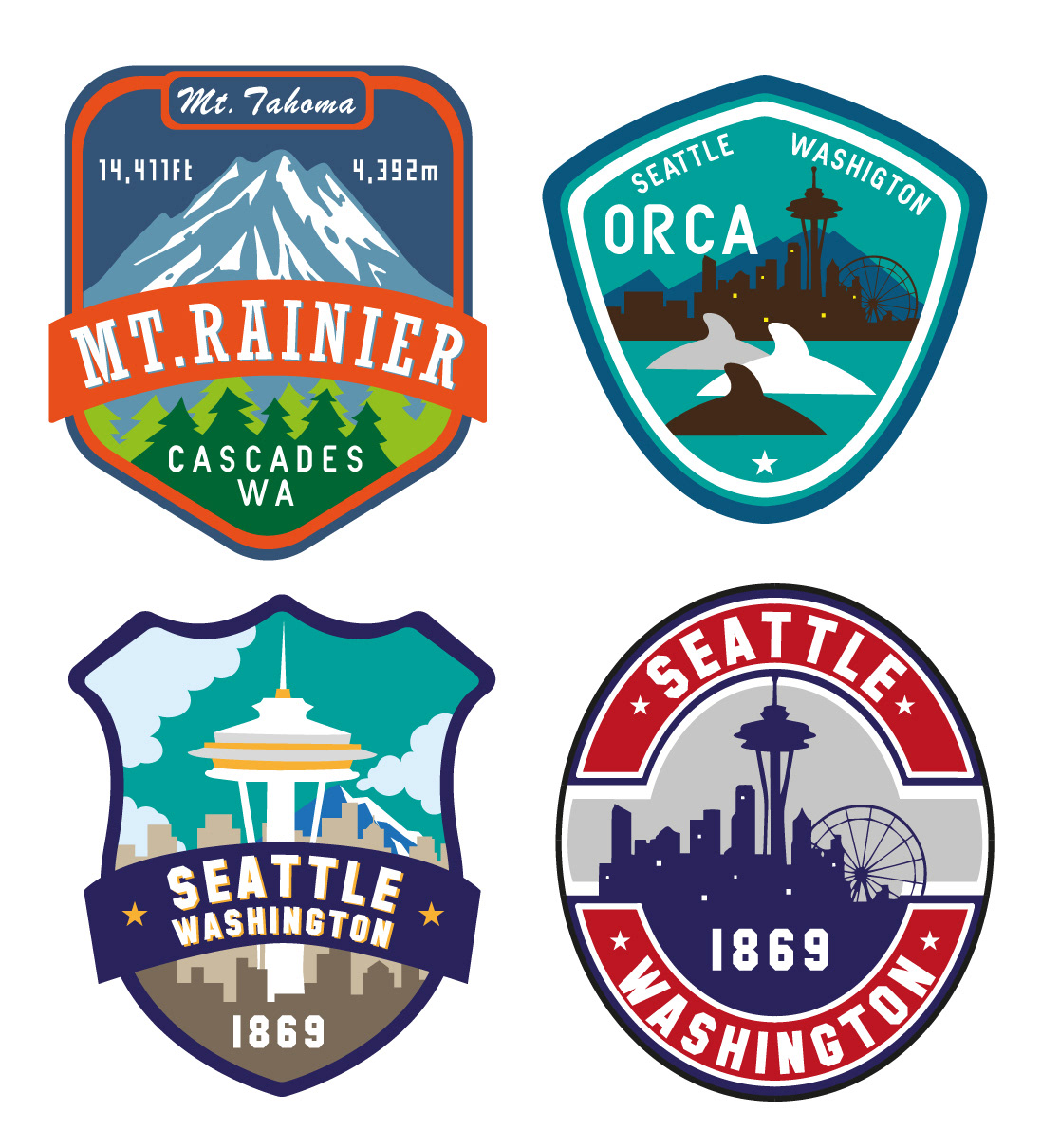 Seattle Patch Designs