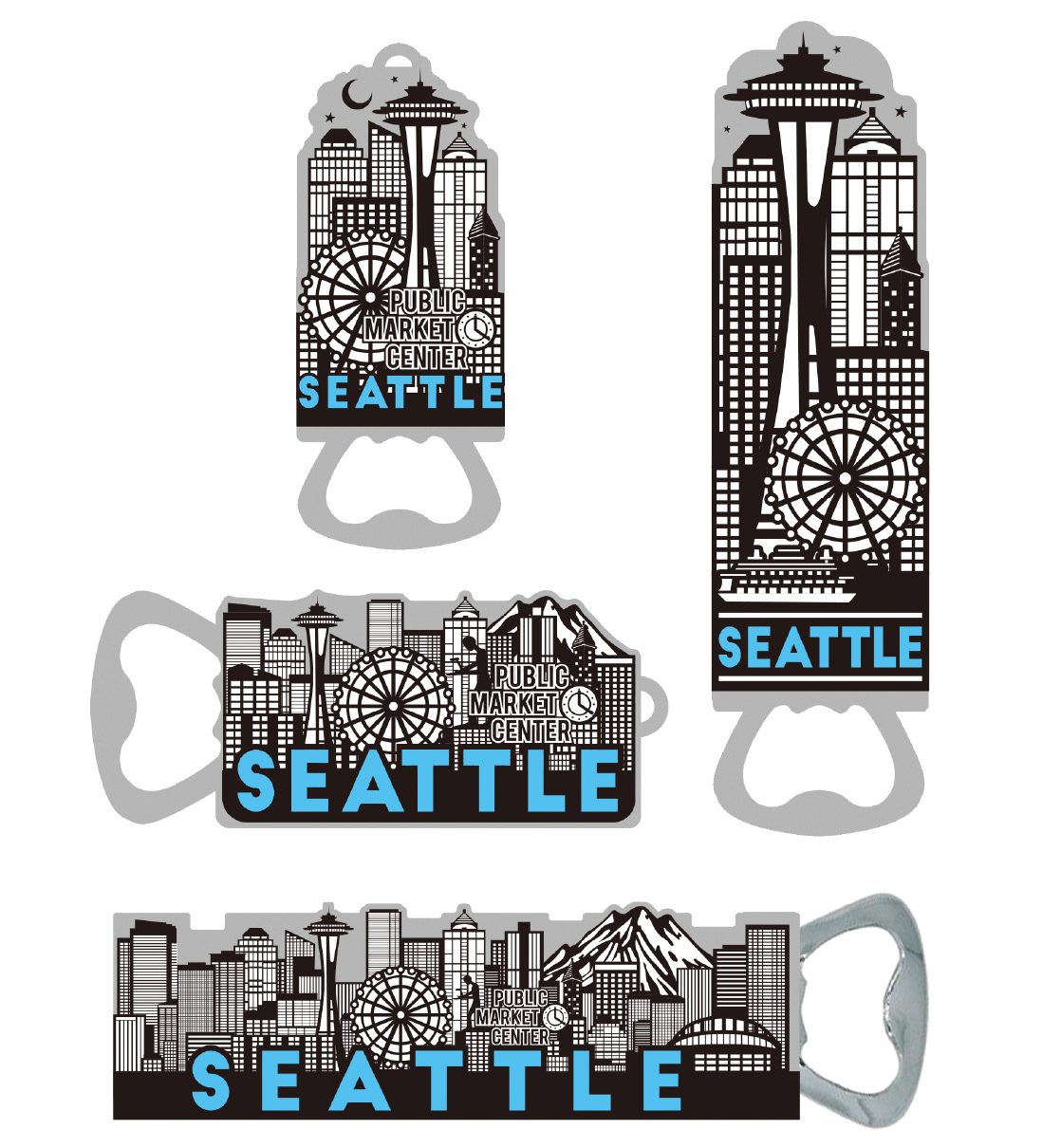 Seattle Bottle Opener Design