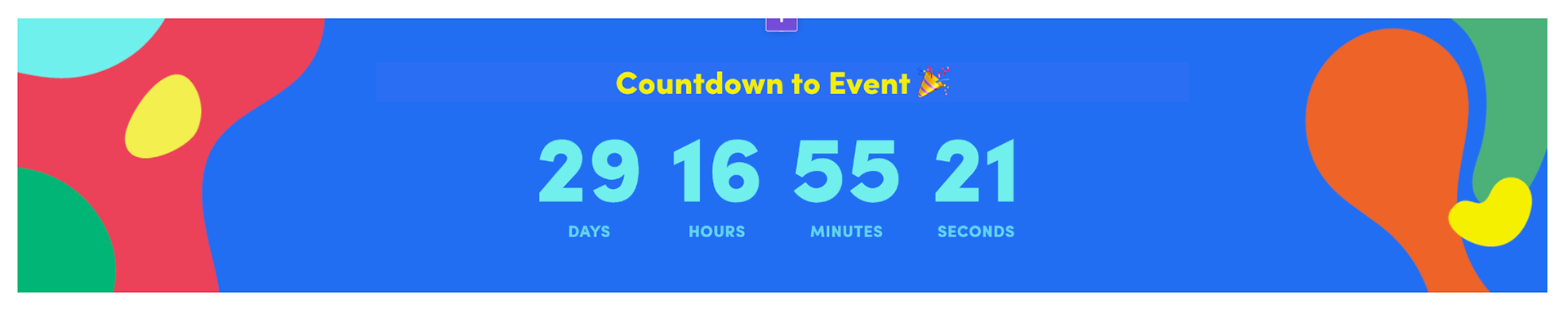 VIP Creator RSVP Splash Page - Event Countdown
