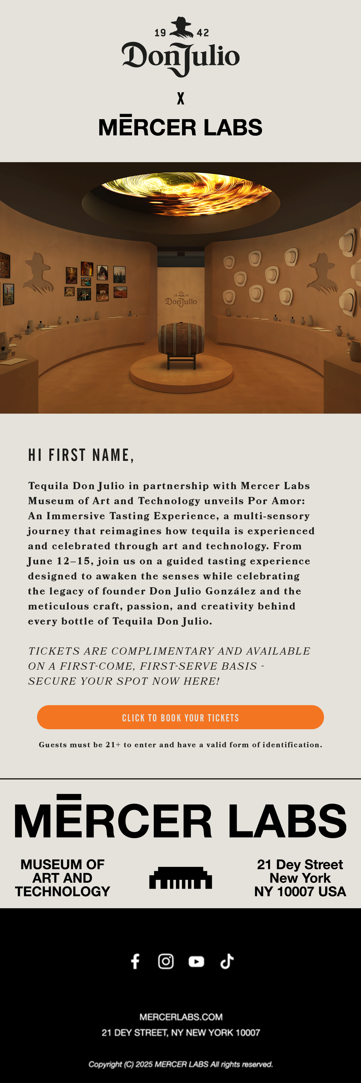 Mercer Labs Email Blast