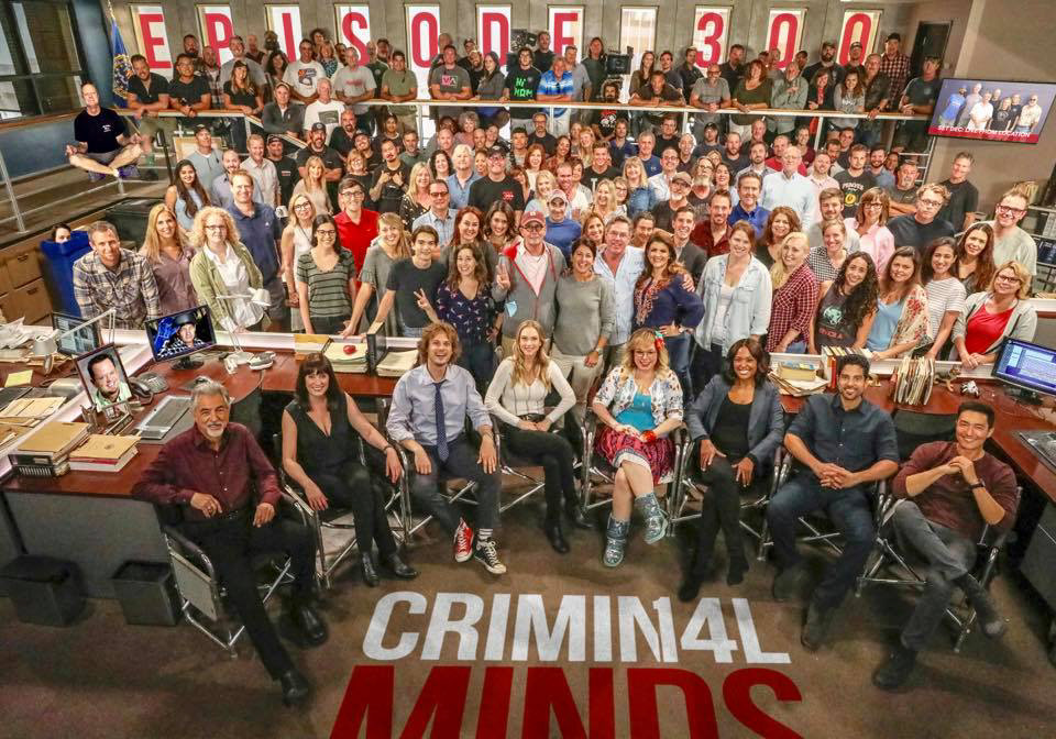 Criminal Minds Crew Photo 300th Episode