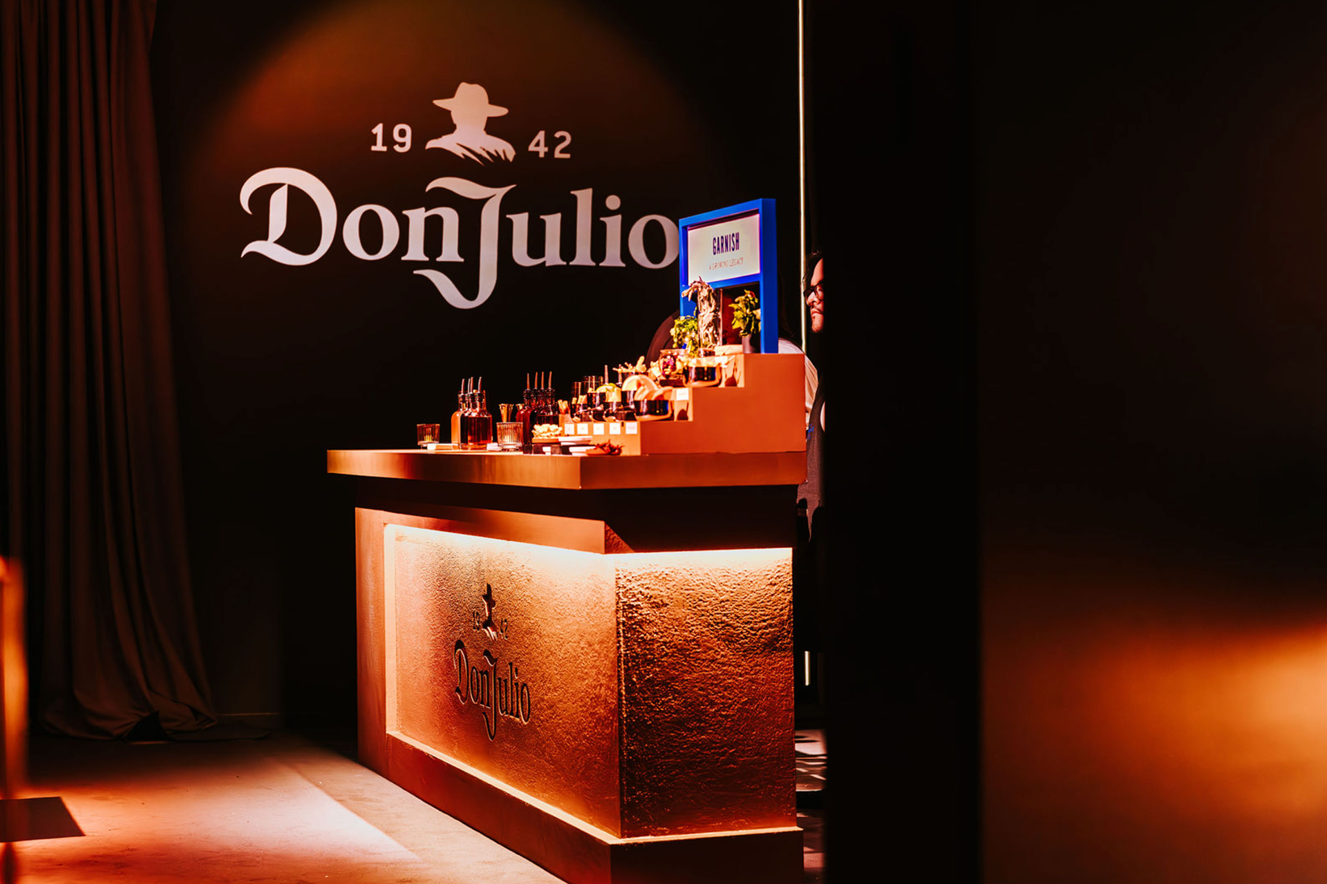 Bar, Garnish Station & Logo Glow
