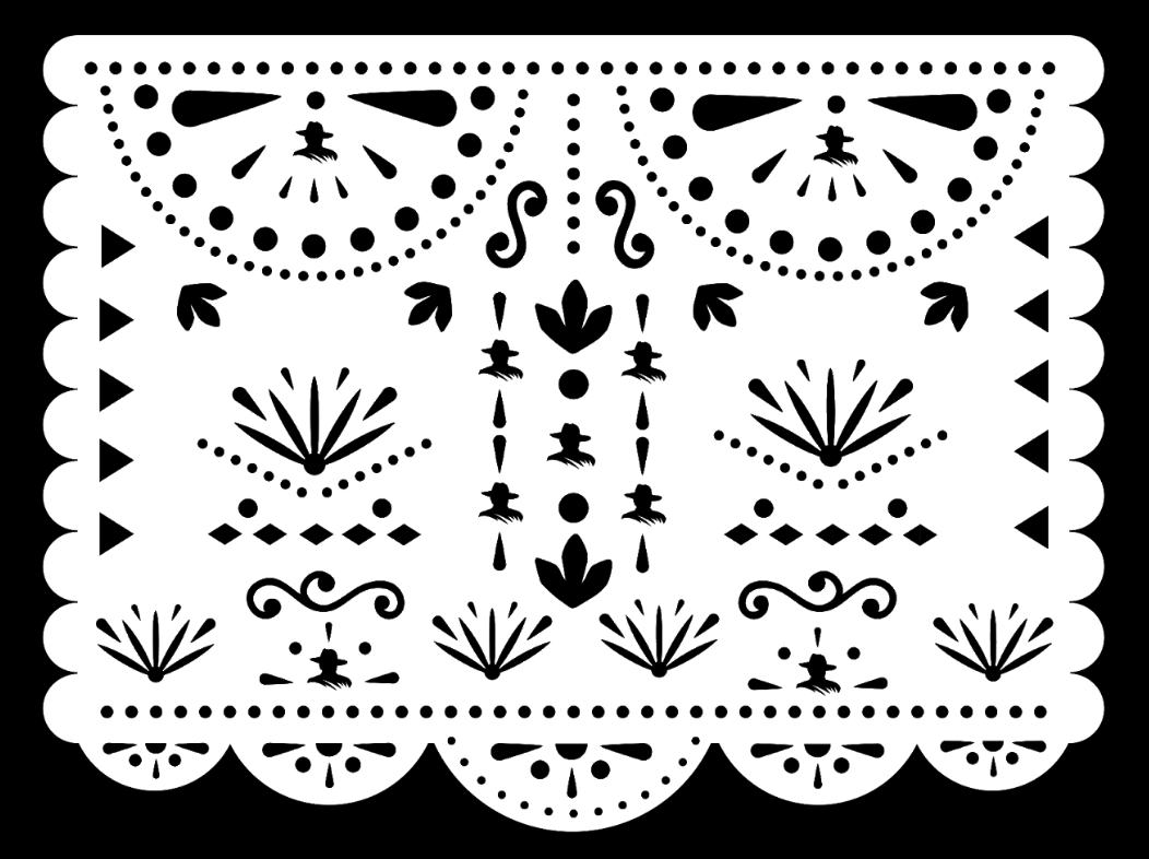 Print File of Custom Graphic Flag w/ Agave Accents