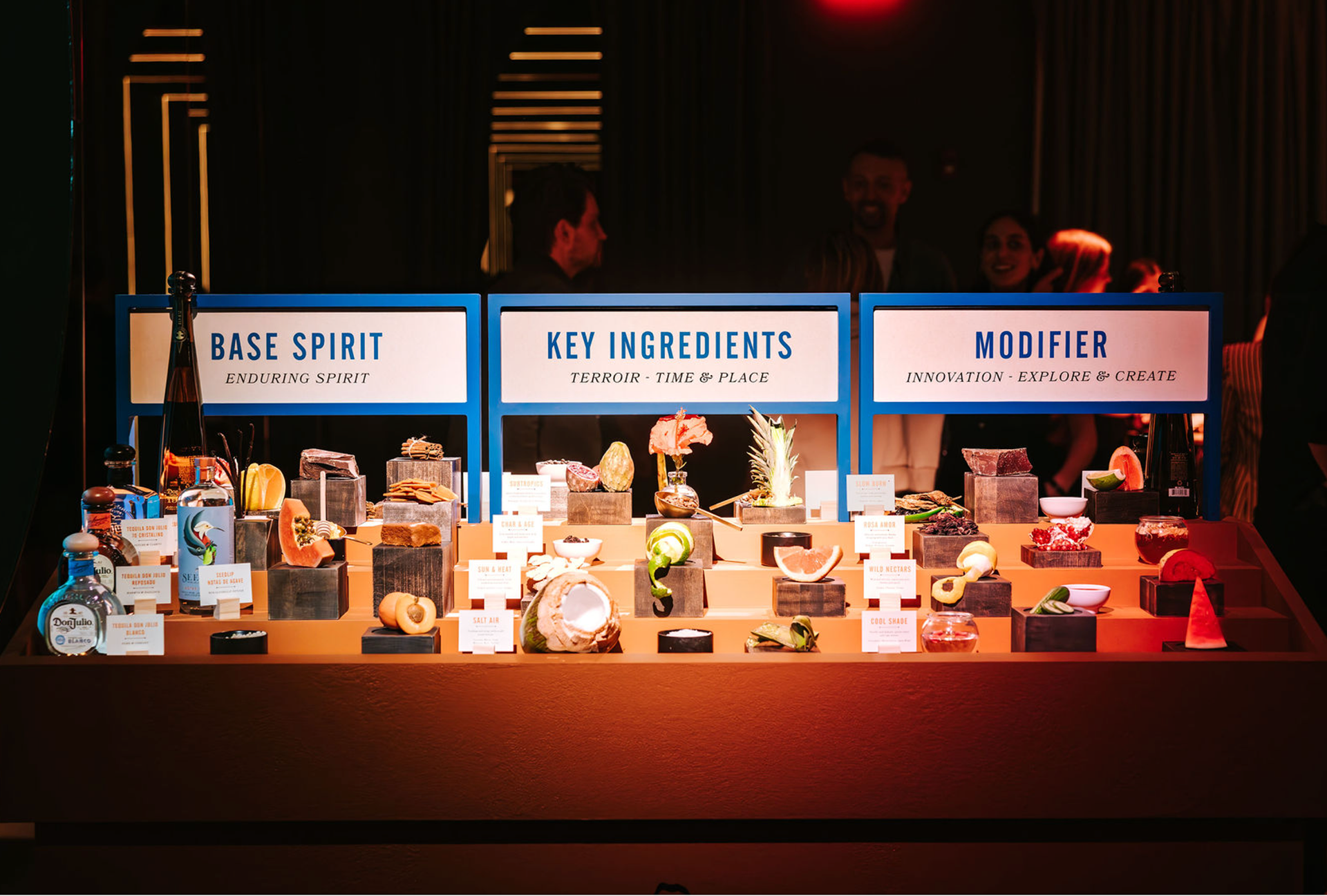 Craft Your Cocktail Ingredient Station
