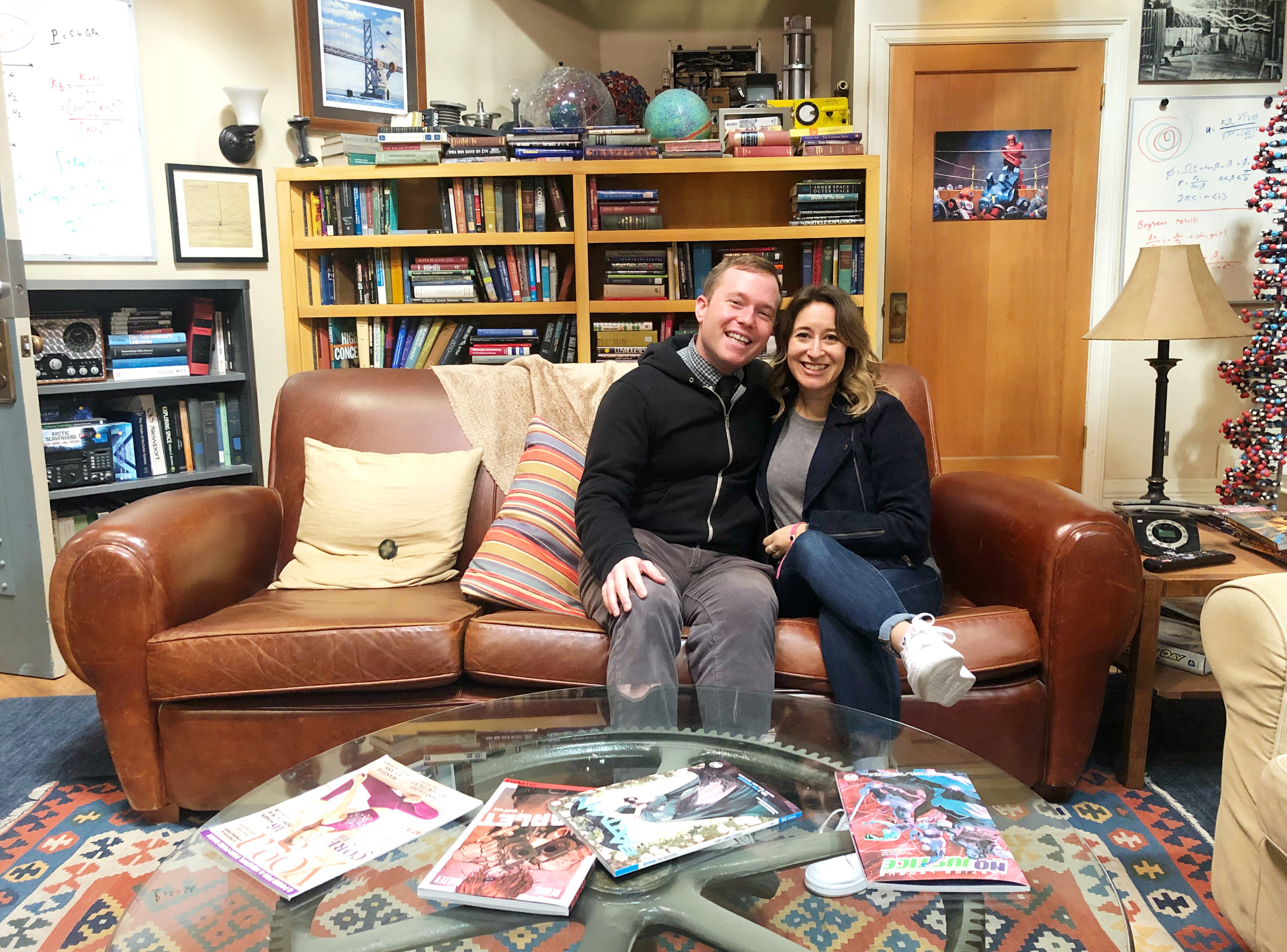 On Set at The Big Bang Theory