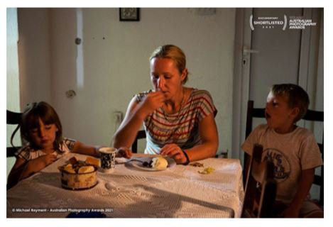 17 November 2021. This image taken a few years ago in Macedonia has just been shortlisted in the documentary category in The Australian Photographic Awards .